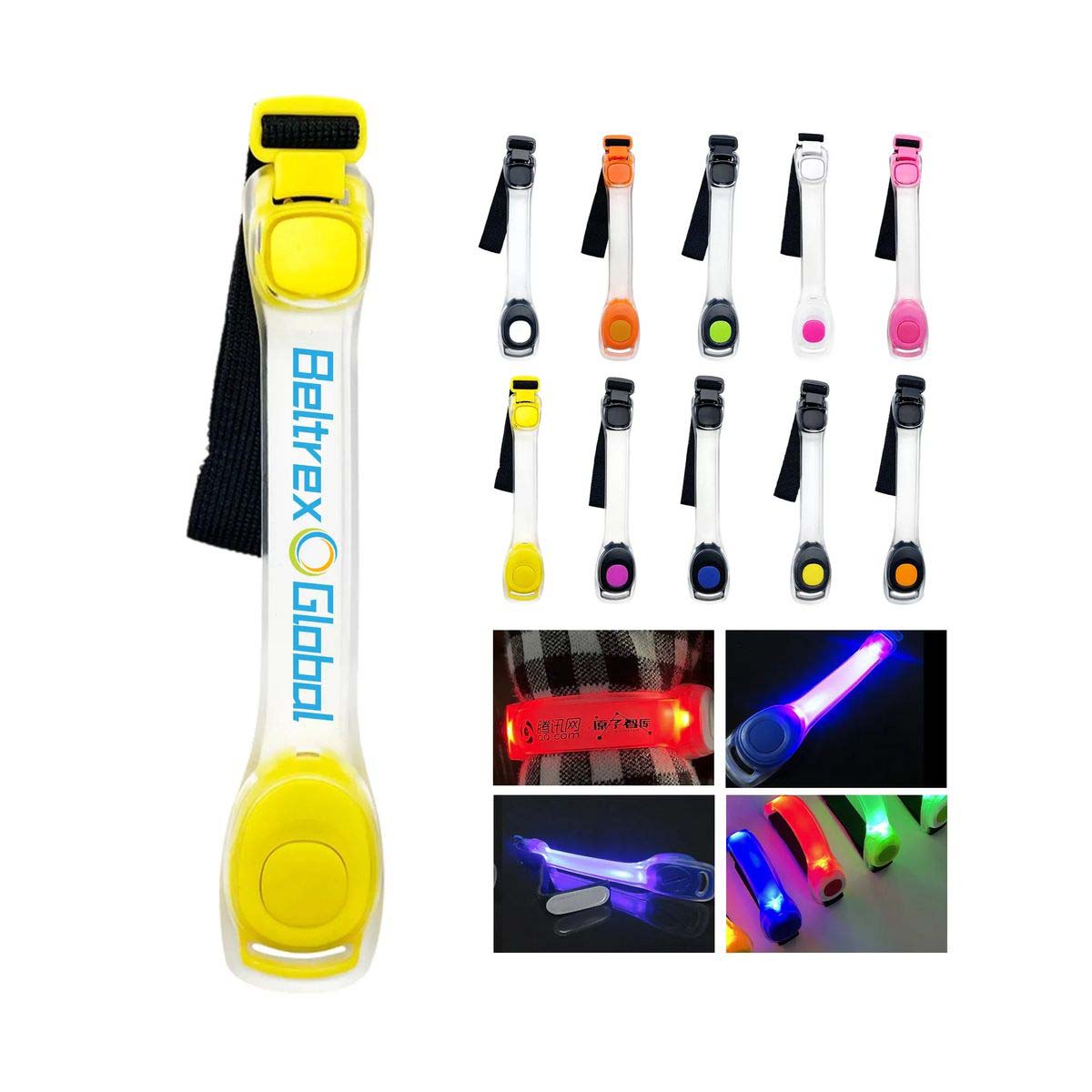LED Safety Wristband for Running and Cycling at Night 15