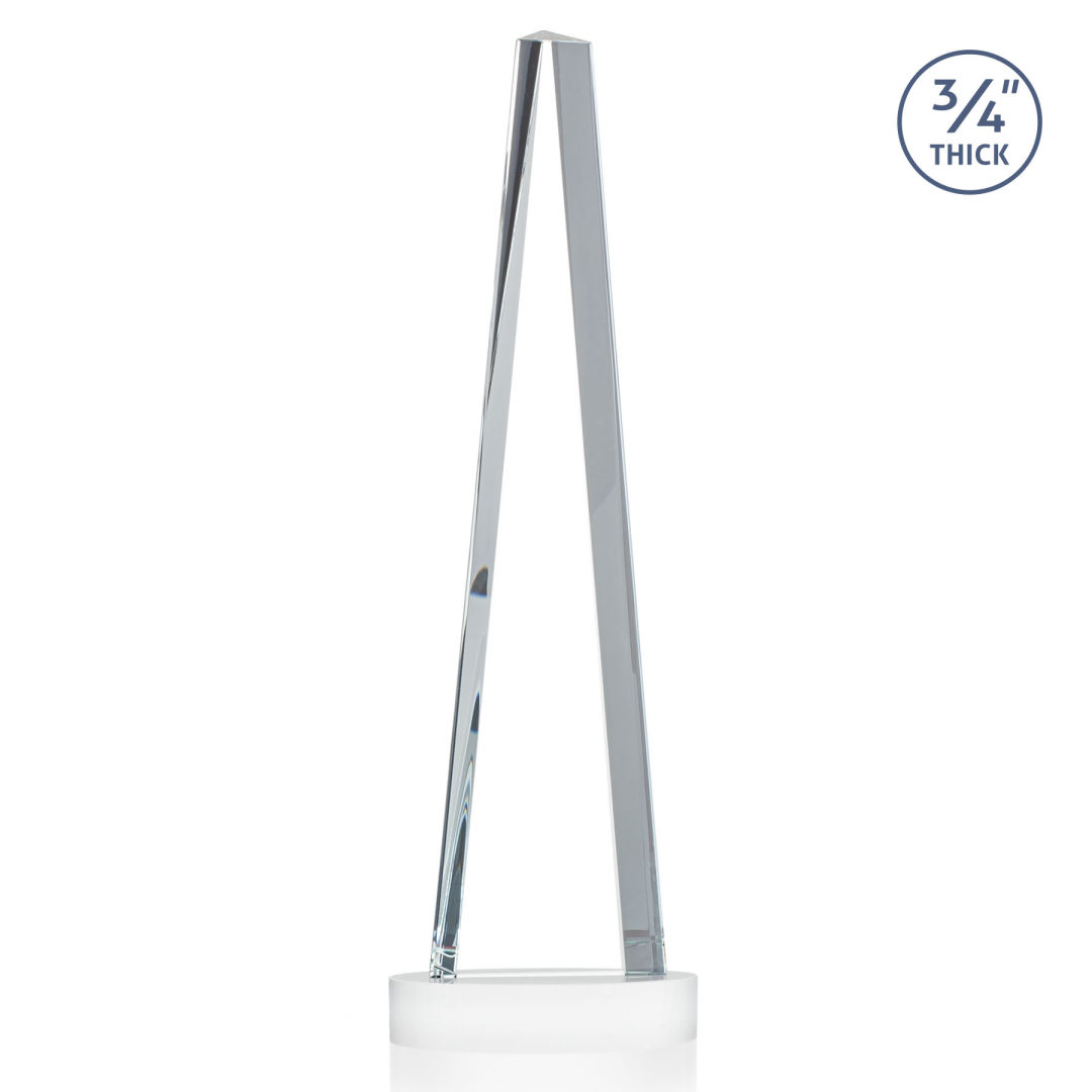 Majestic Tower Award on Alberton Base - White 3