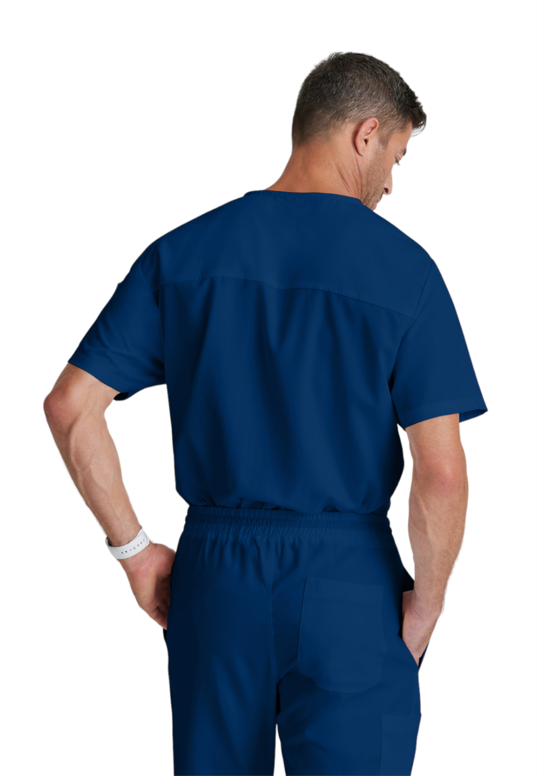 Grey's Anatomy Classic - Men's Two-Pocket V-Neck Evan Scrub Top 6