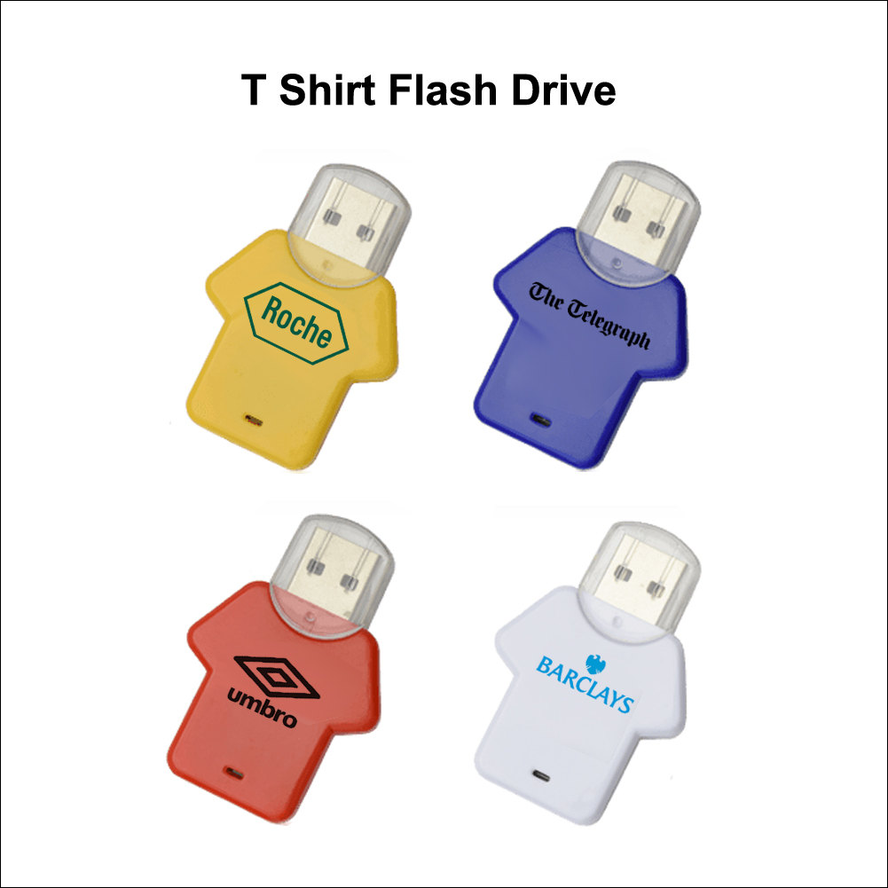 T Shirt Flash Drive / USB - 32 GB Memory