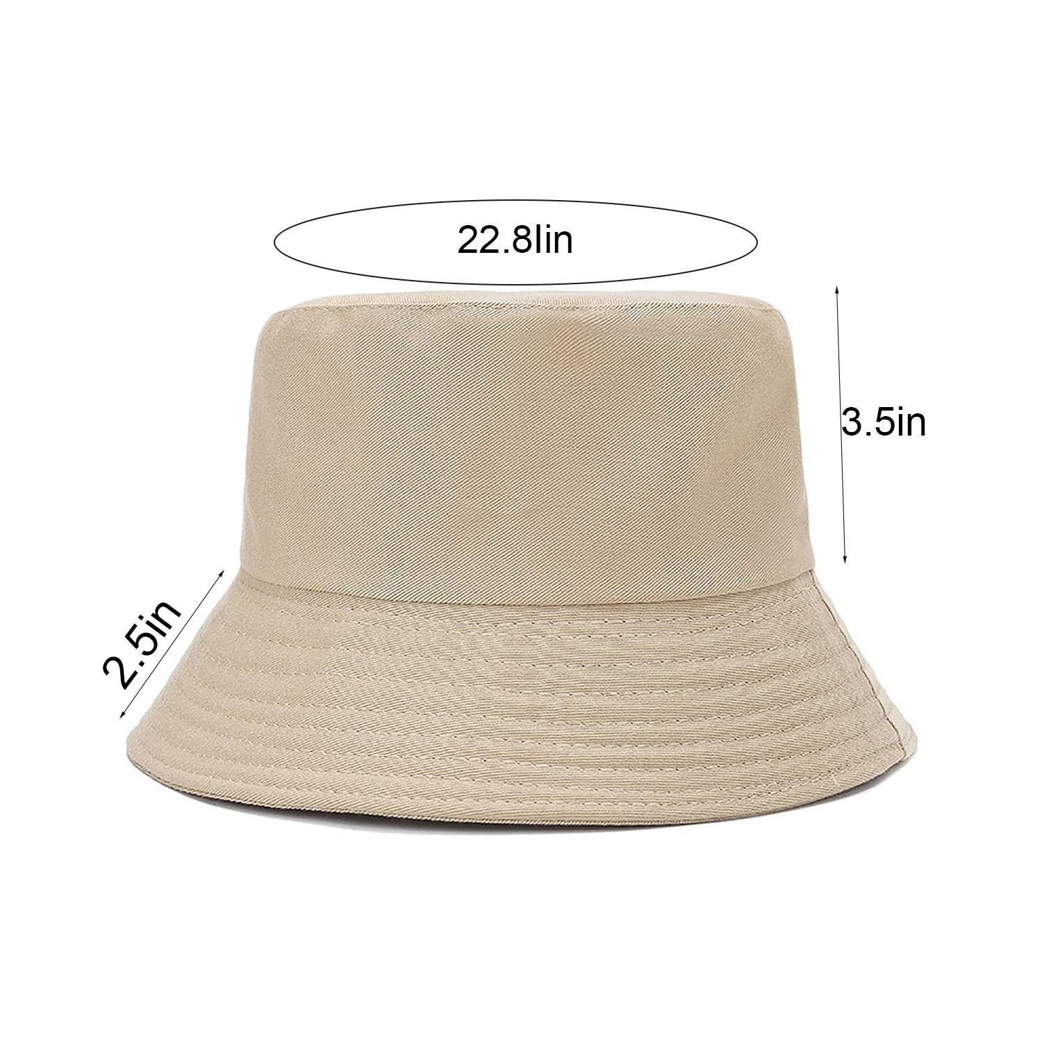 Unisex Lightweight Cotton Bucket Hat 6