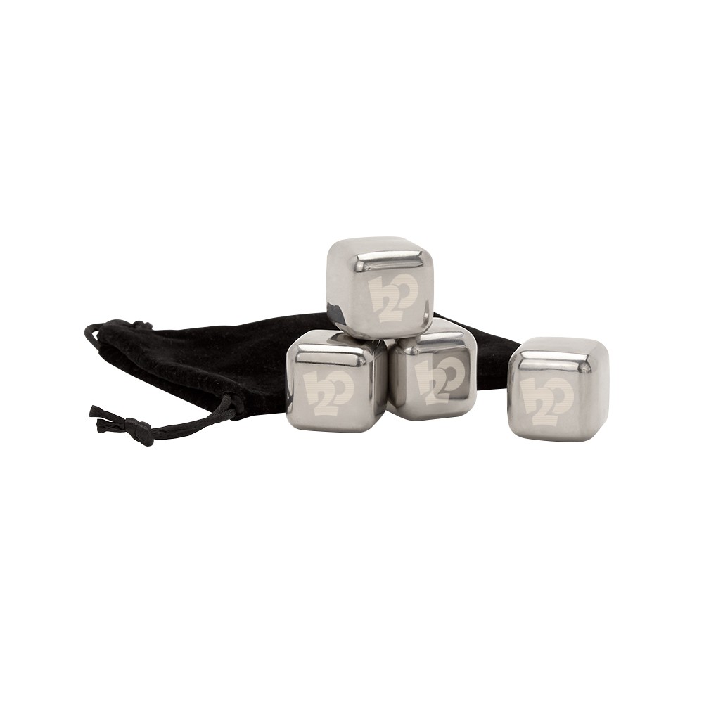 Stainless Ice Cubes 4 Pieces/Set 2