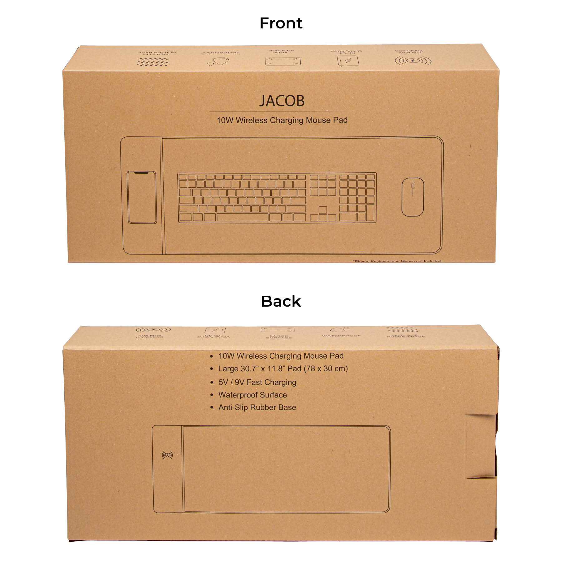 Jacob Wireless Charging Mouse Pad 3
