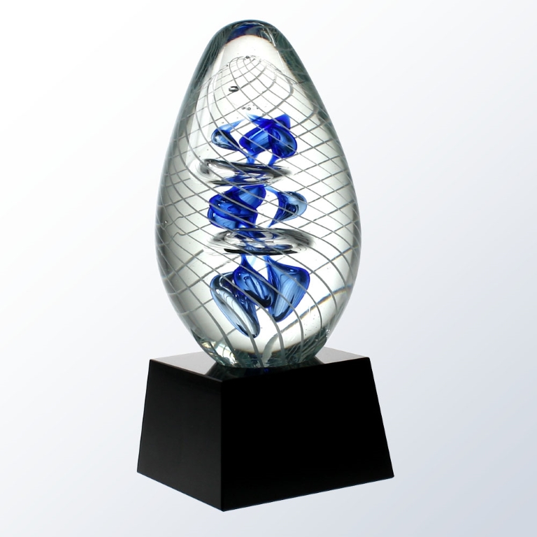 Cyclone Helix Crystal Award 1