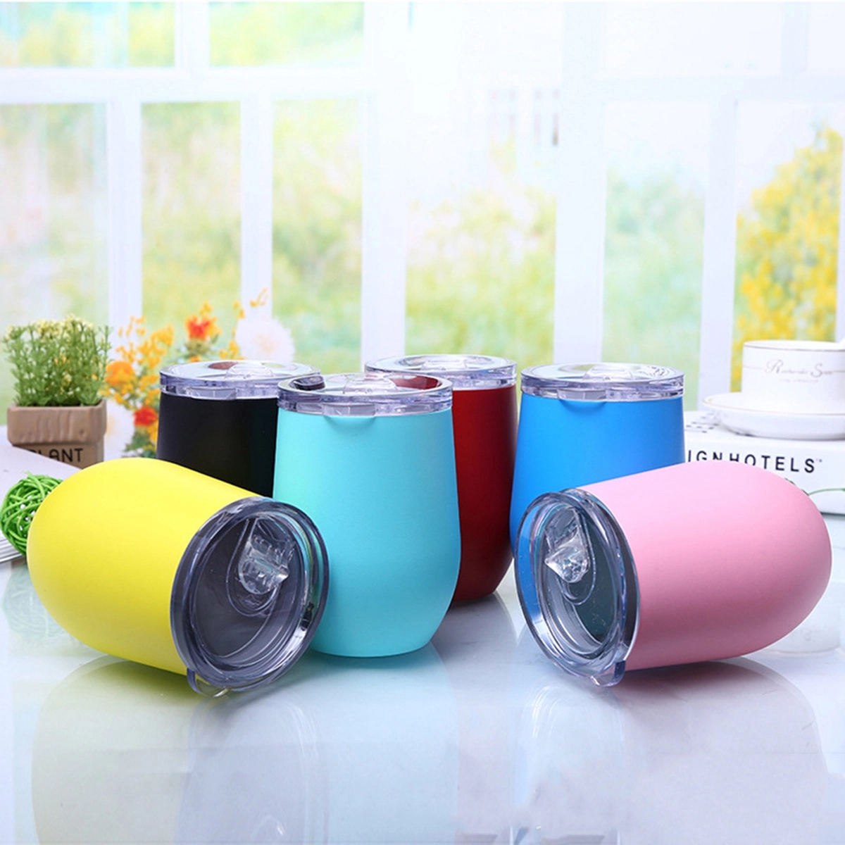 12 OZ Stainless Steel Wine Tumbler 2