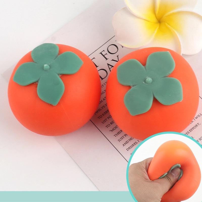 Silicone Squeeze Toys Stress Relief Persimmon 4
