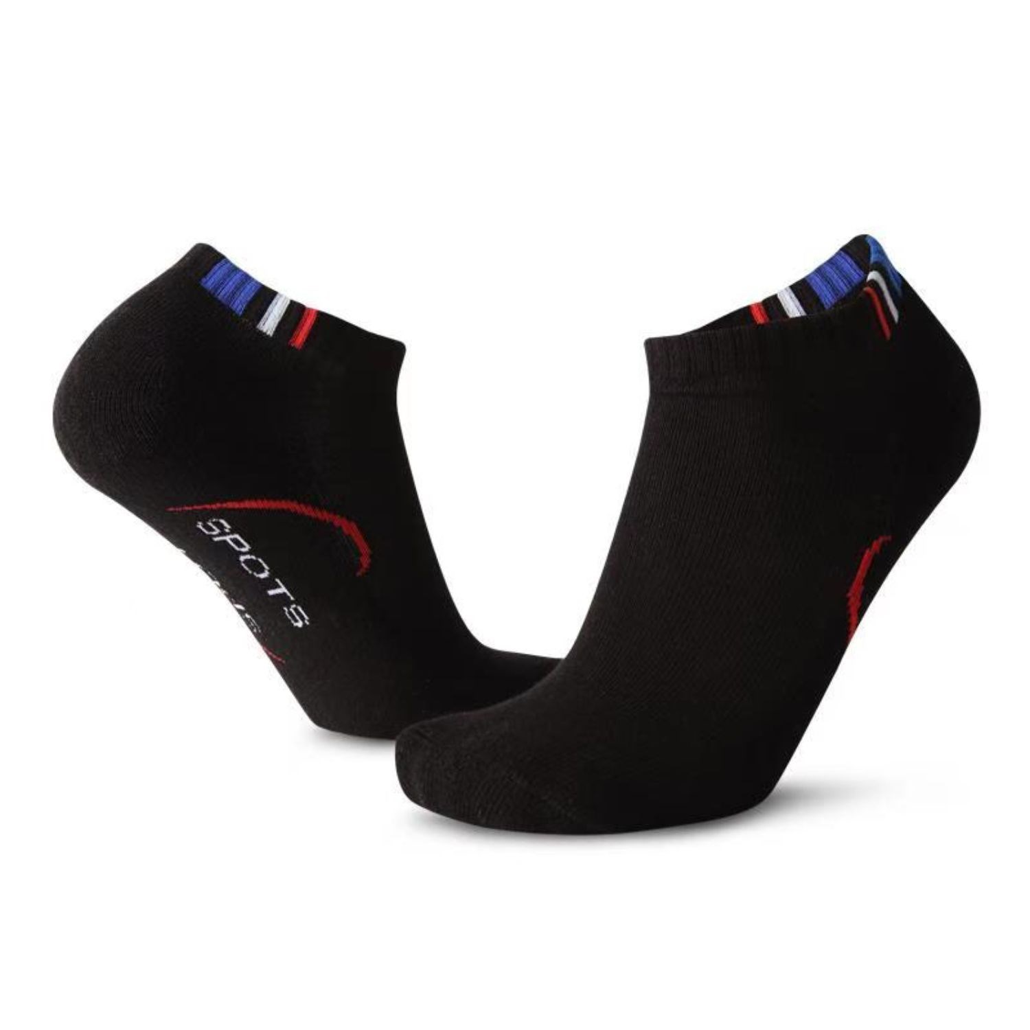 Cushioned low cut knitted athletic socks, 144 needles 1