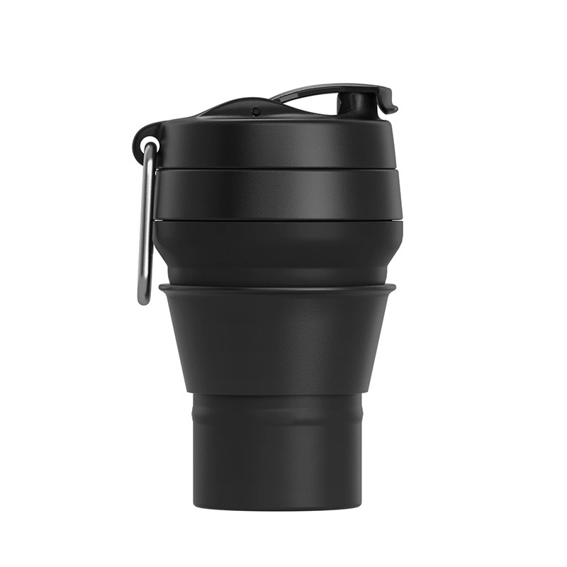 Silicone Foldable Travel Coffee Cup & Reusable To-Go Bottle 12