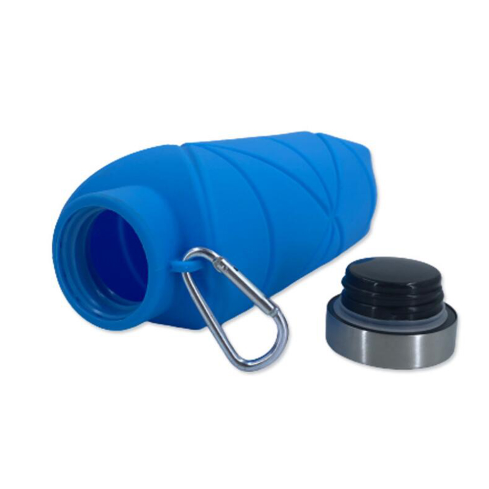 24 oz Silicone Folding Sport Water Bottle
