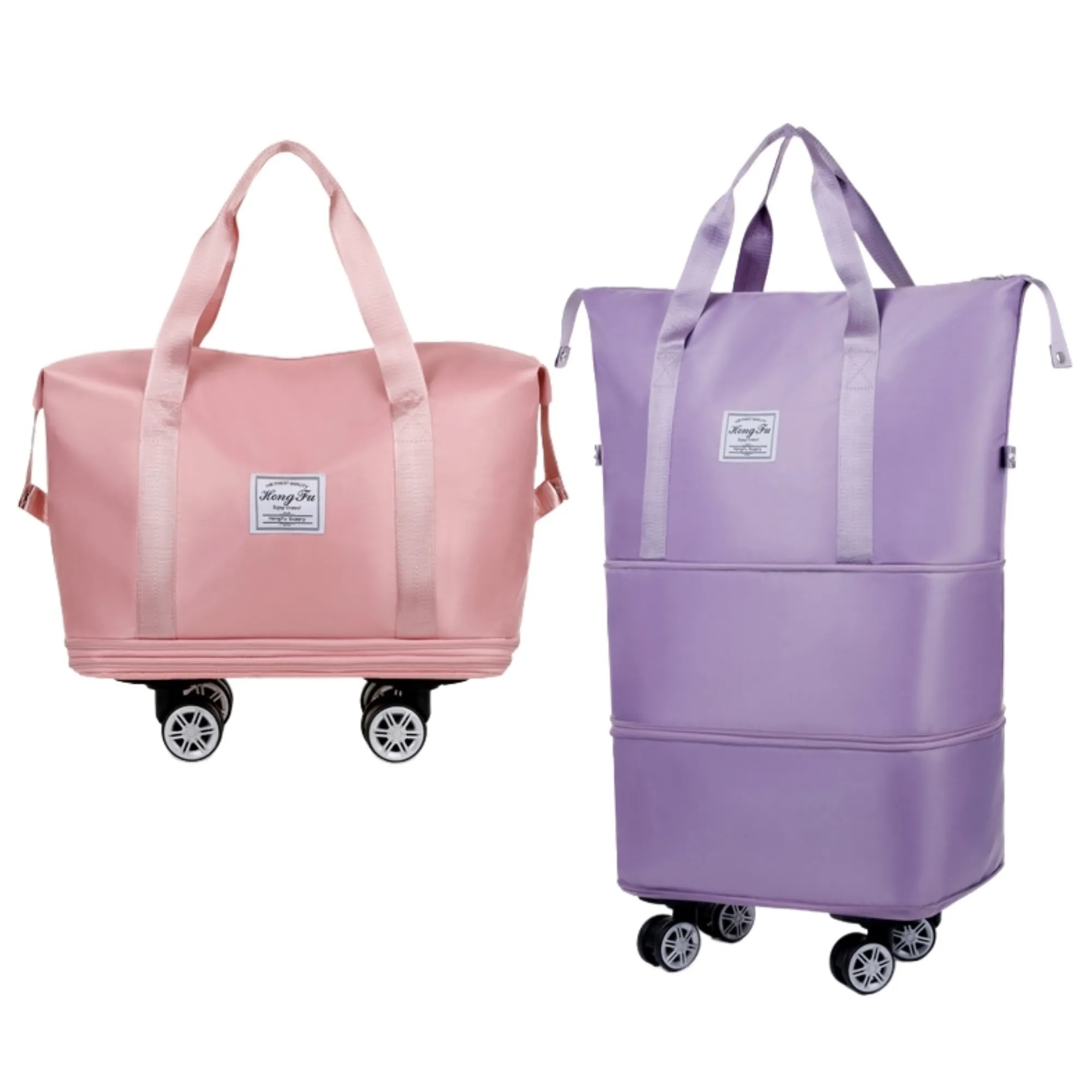 Wheeled Oxford Luggage Bag With 3 Sizes 1