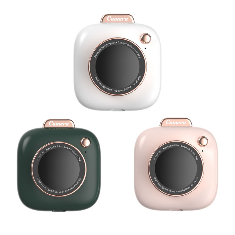 Camera Shape Misting Hanging Neck Fan 5