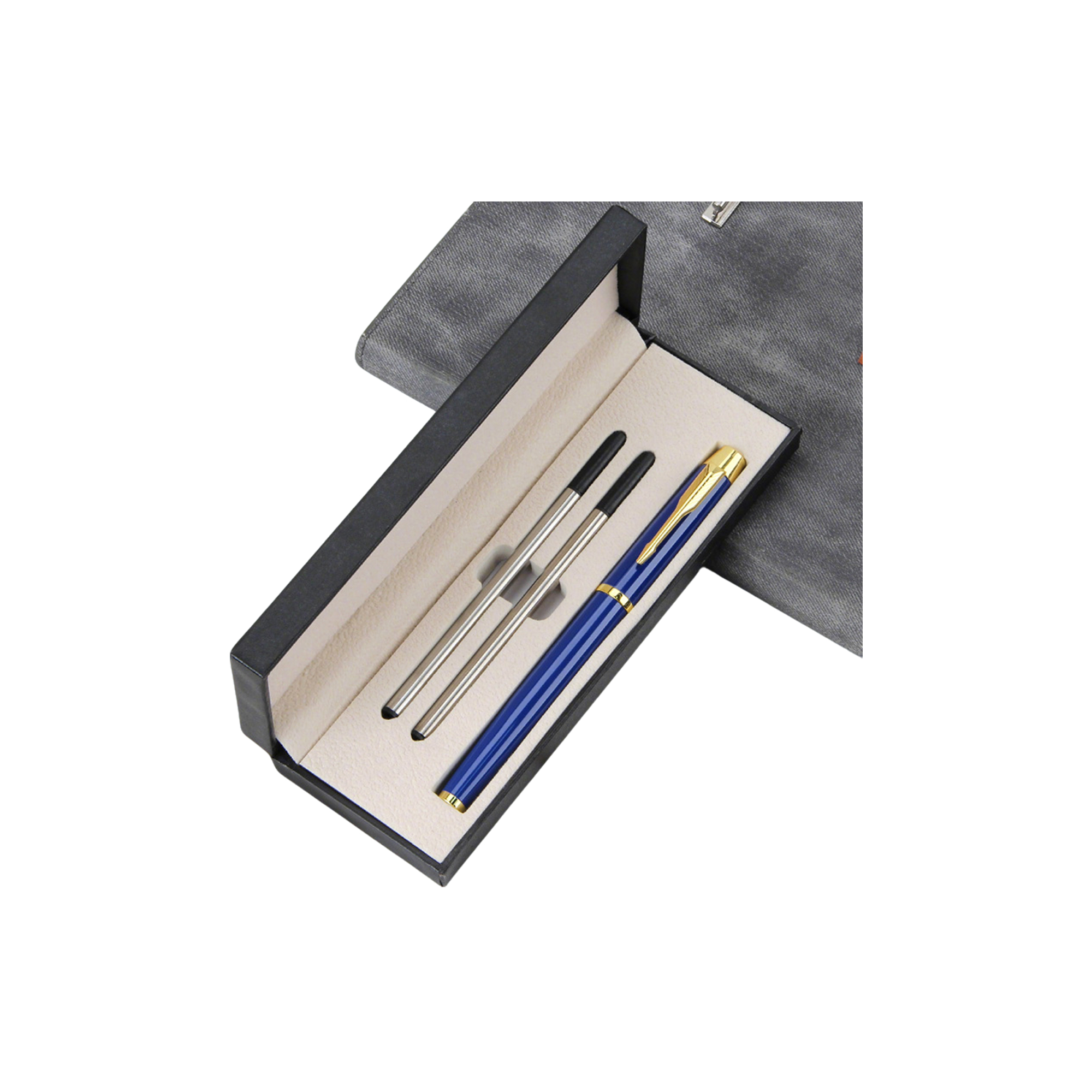 Executive Metal Pen Set With Two Refills 6 5/8 x 2 3/8 x 1" 4
