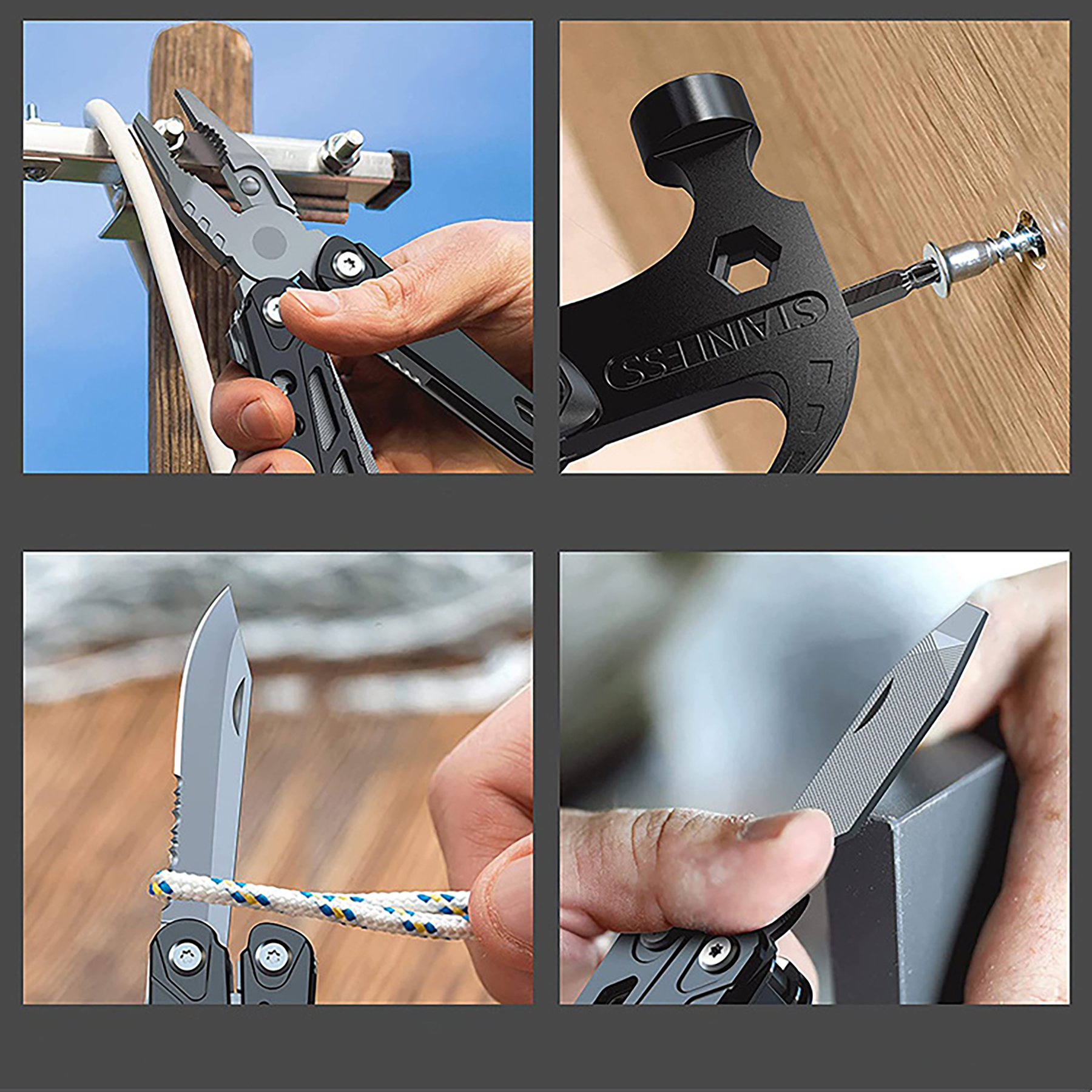 Multi-Tool Hammer Pliers Hex Wrench 2