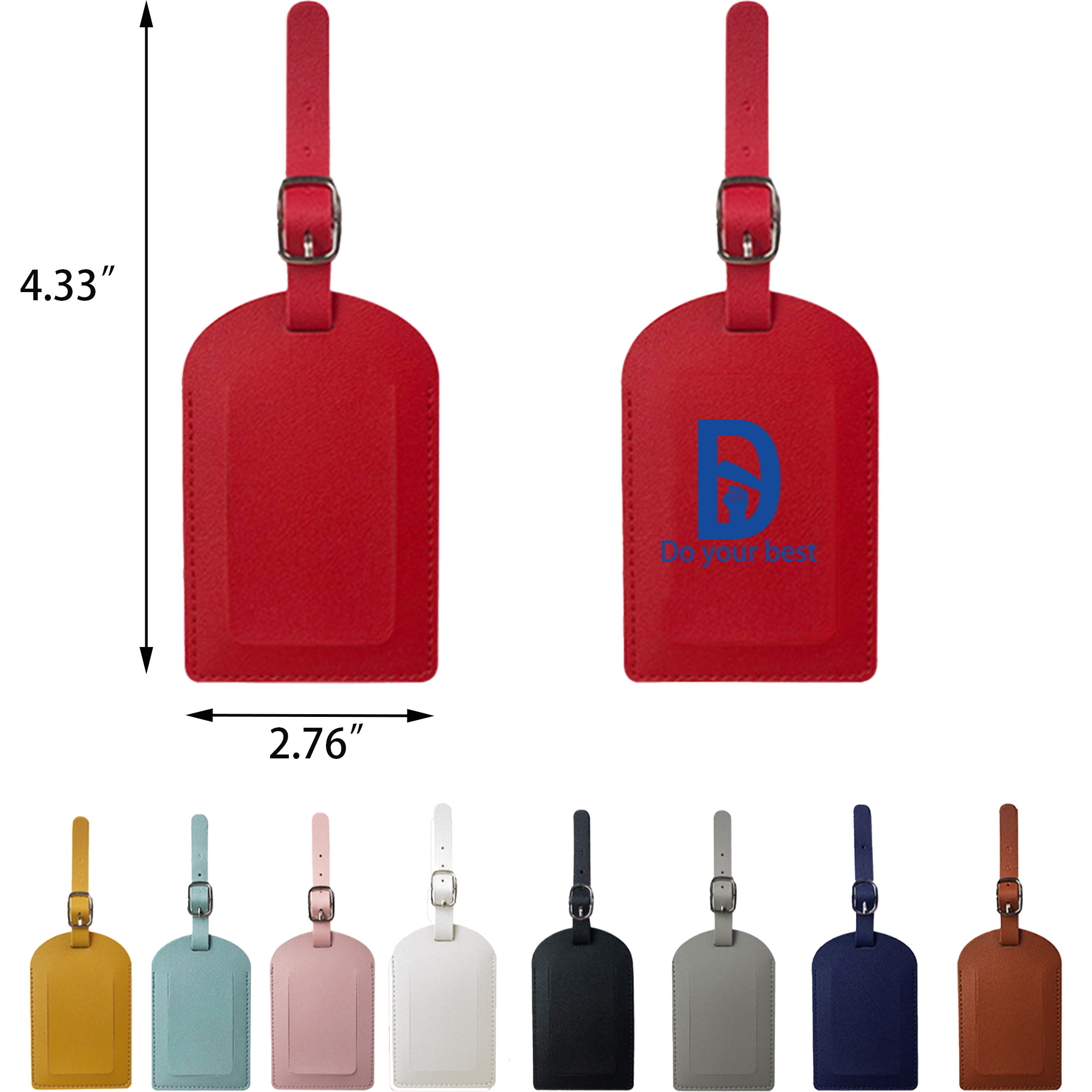 PU Leather Horizontal and Vertical Style Luggage 2