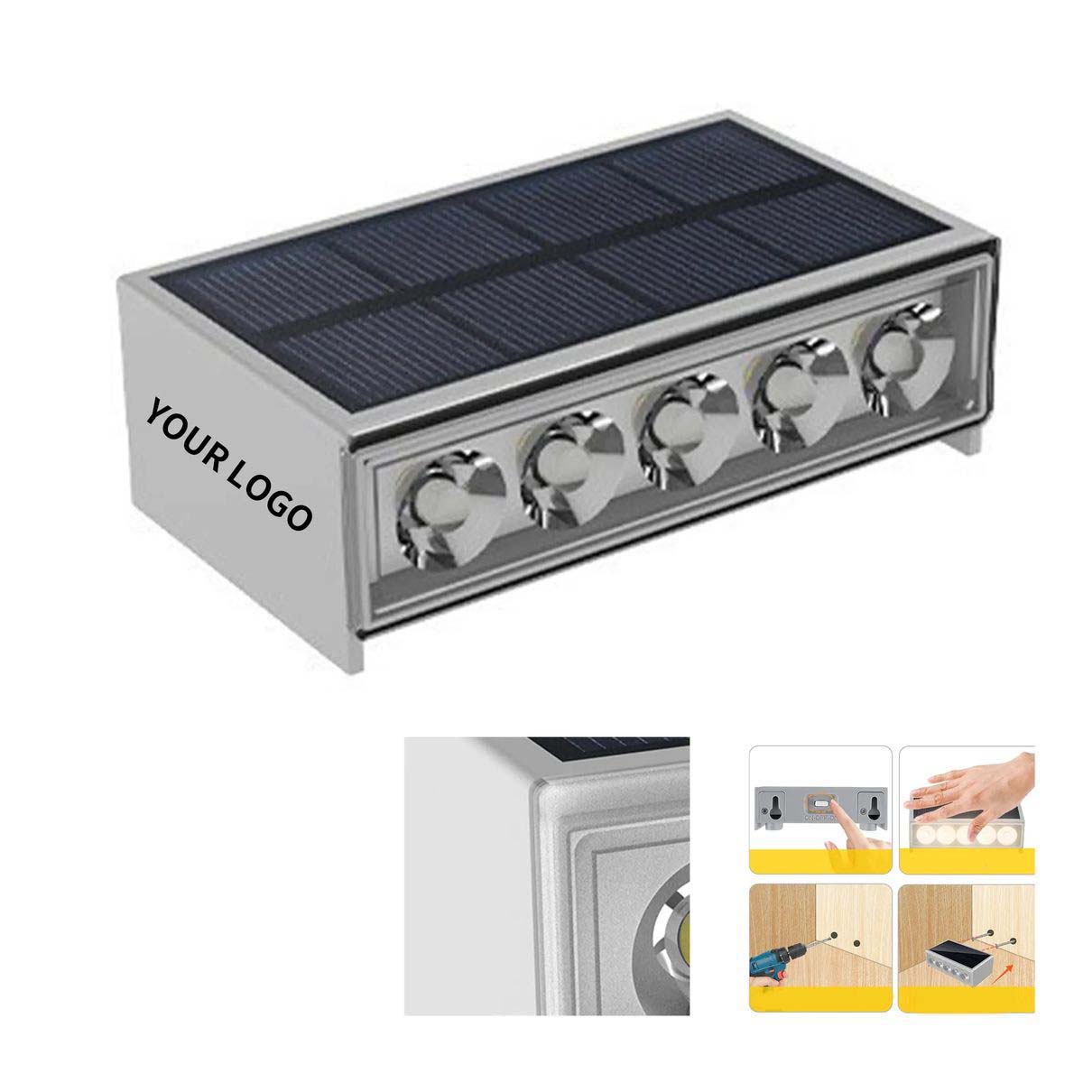 ABS Solar Powered Stair Light 2