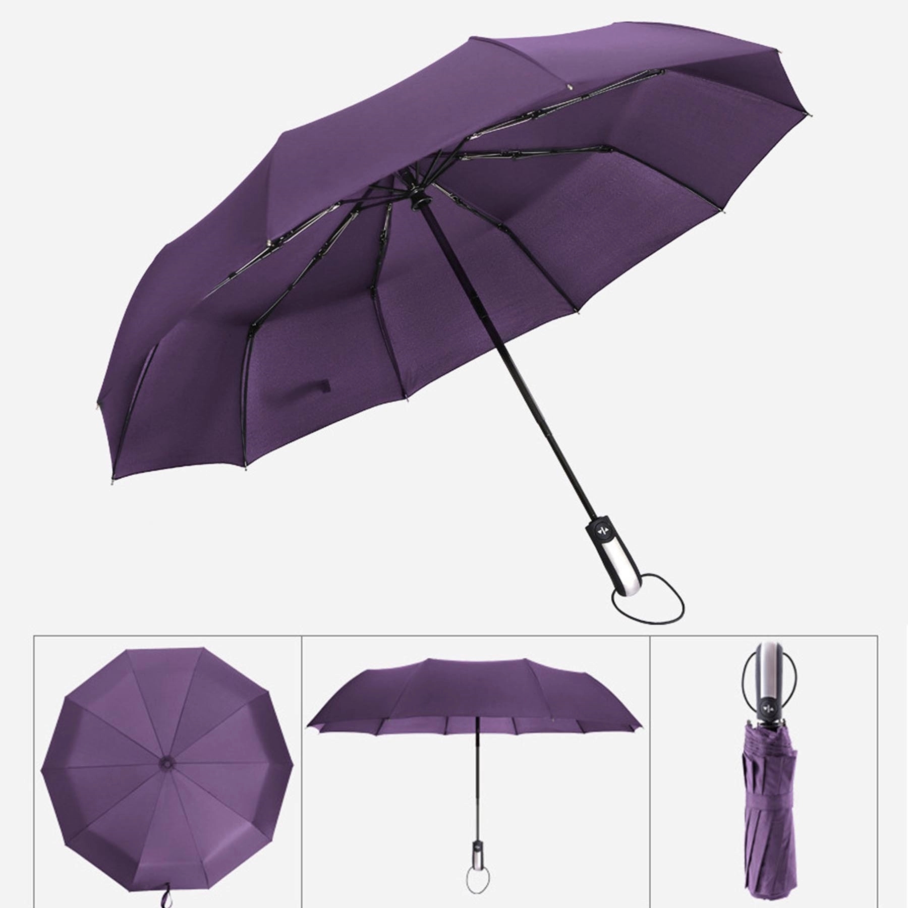 10 Ribs Automatic Umbrella 3