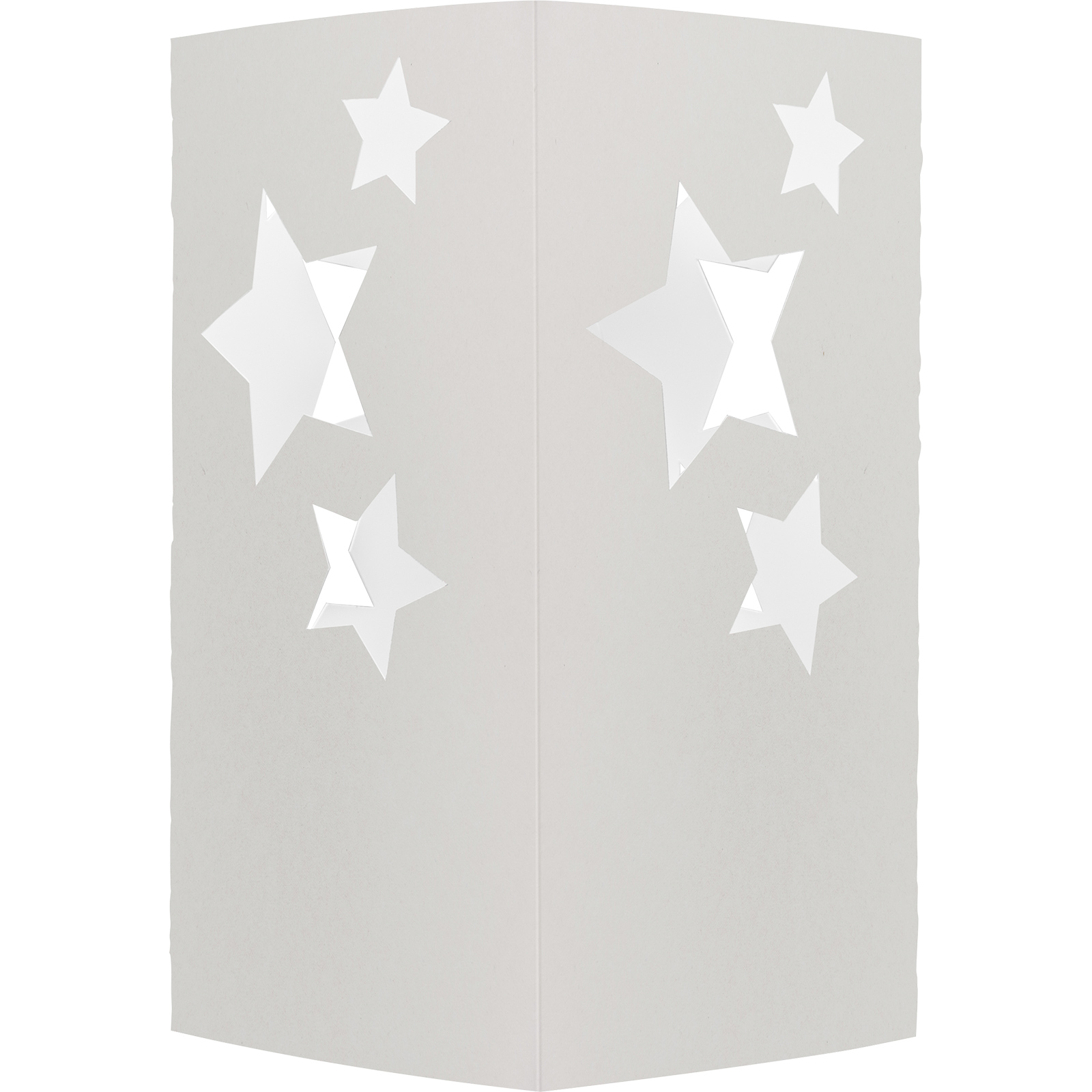 Table Luminary Card Stock 12 pt 4 Sided 4.250" x 4.250" x 8.000" Star White Digital Print 3