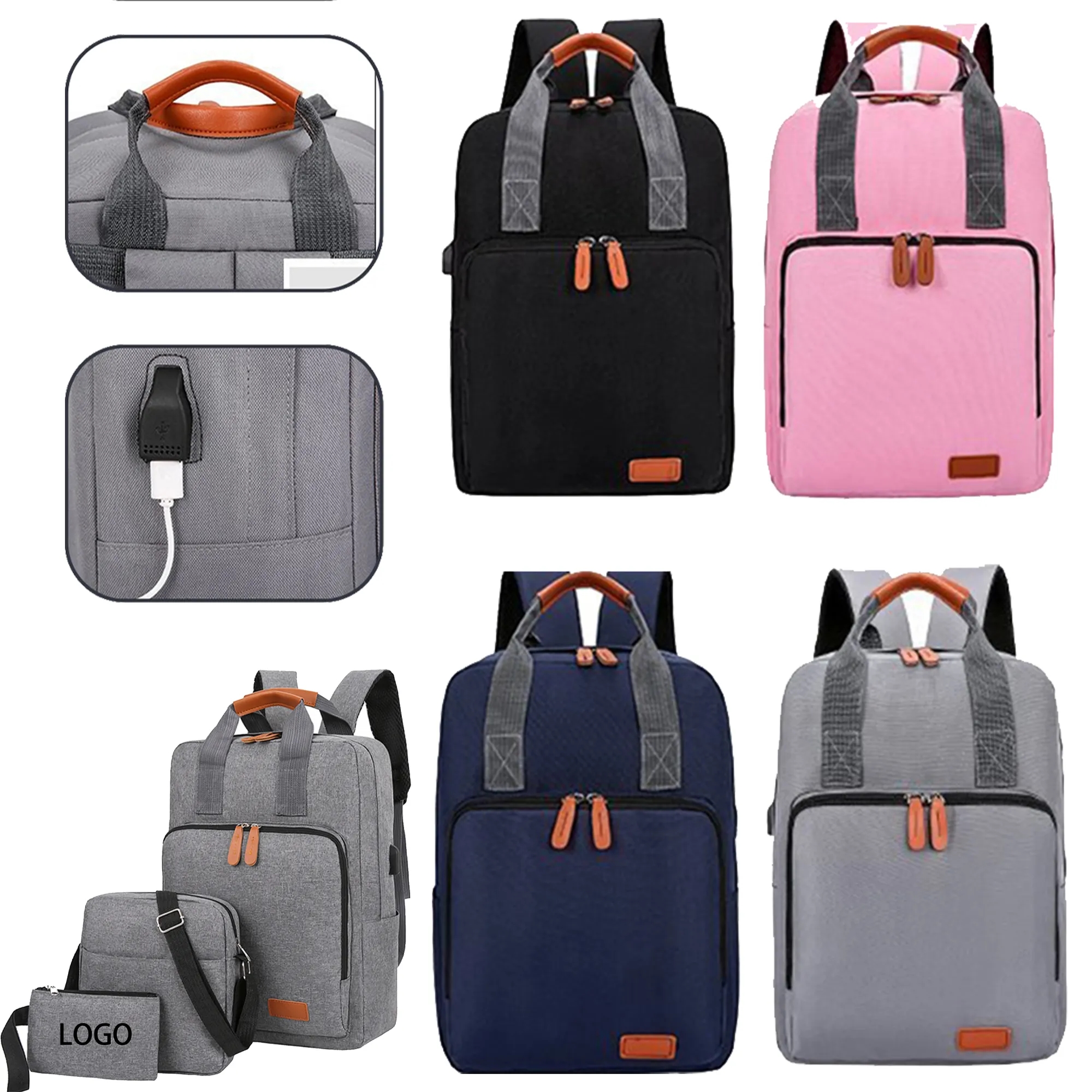 Computer Backpack Set 4