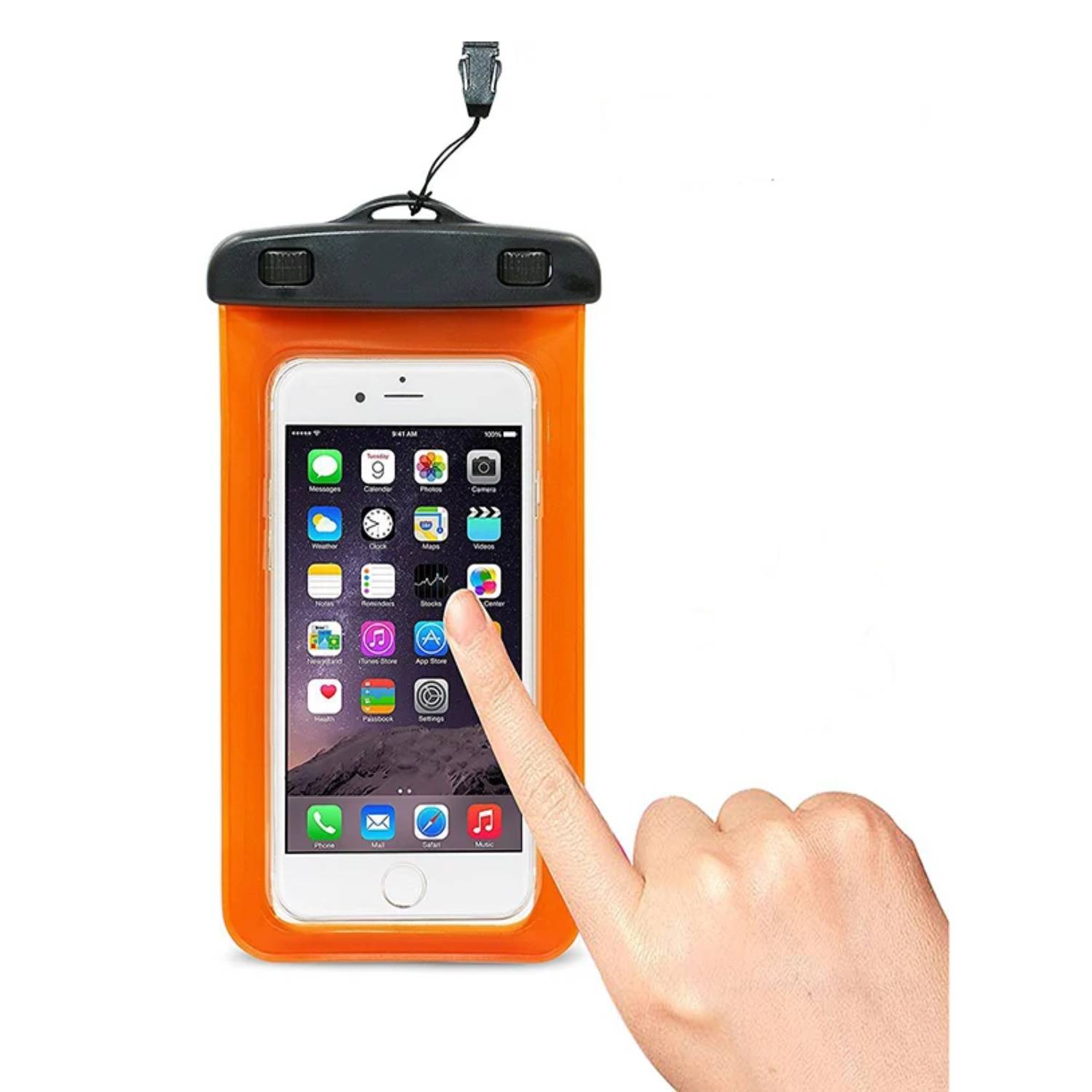 IPX8 Waterproof Mobile Phone Pouch Case with Armband 4