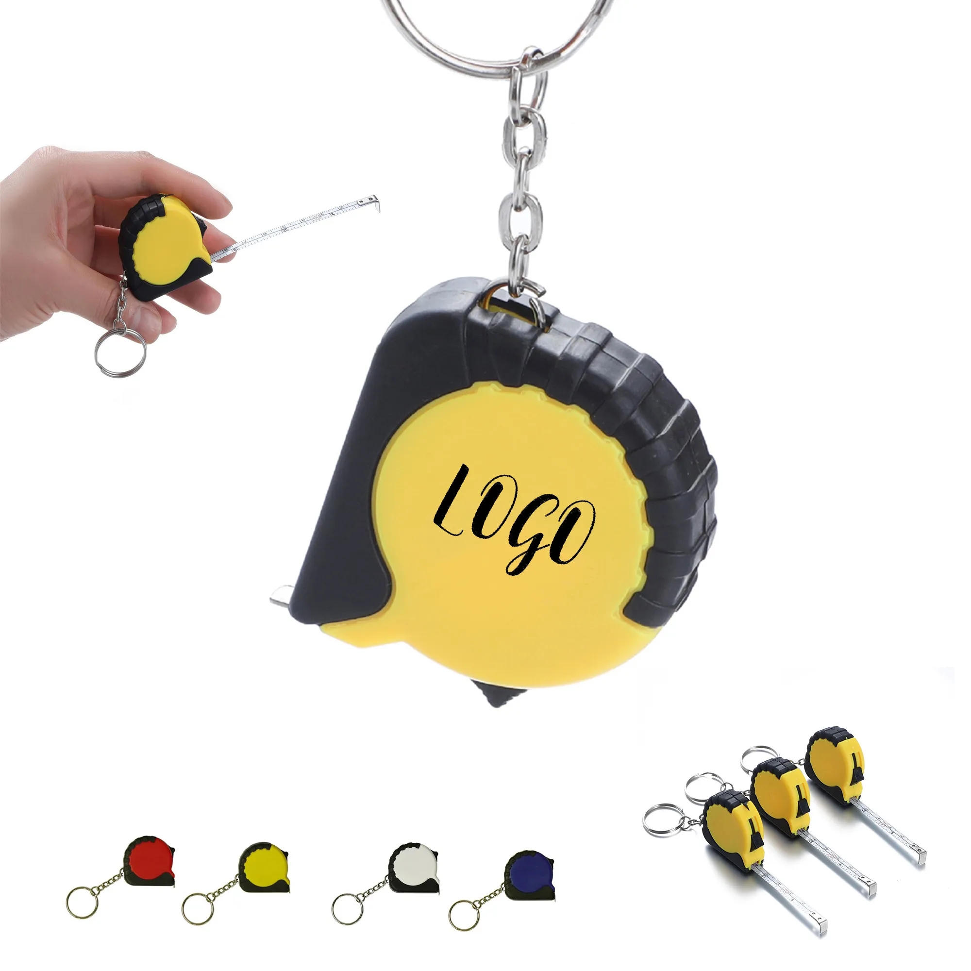 3Ft Mini Tape Measure W/Keychain