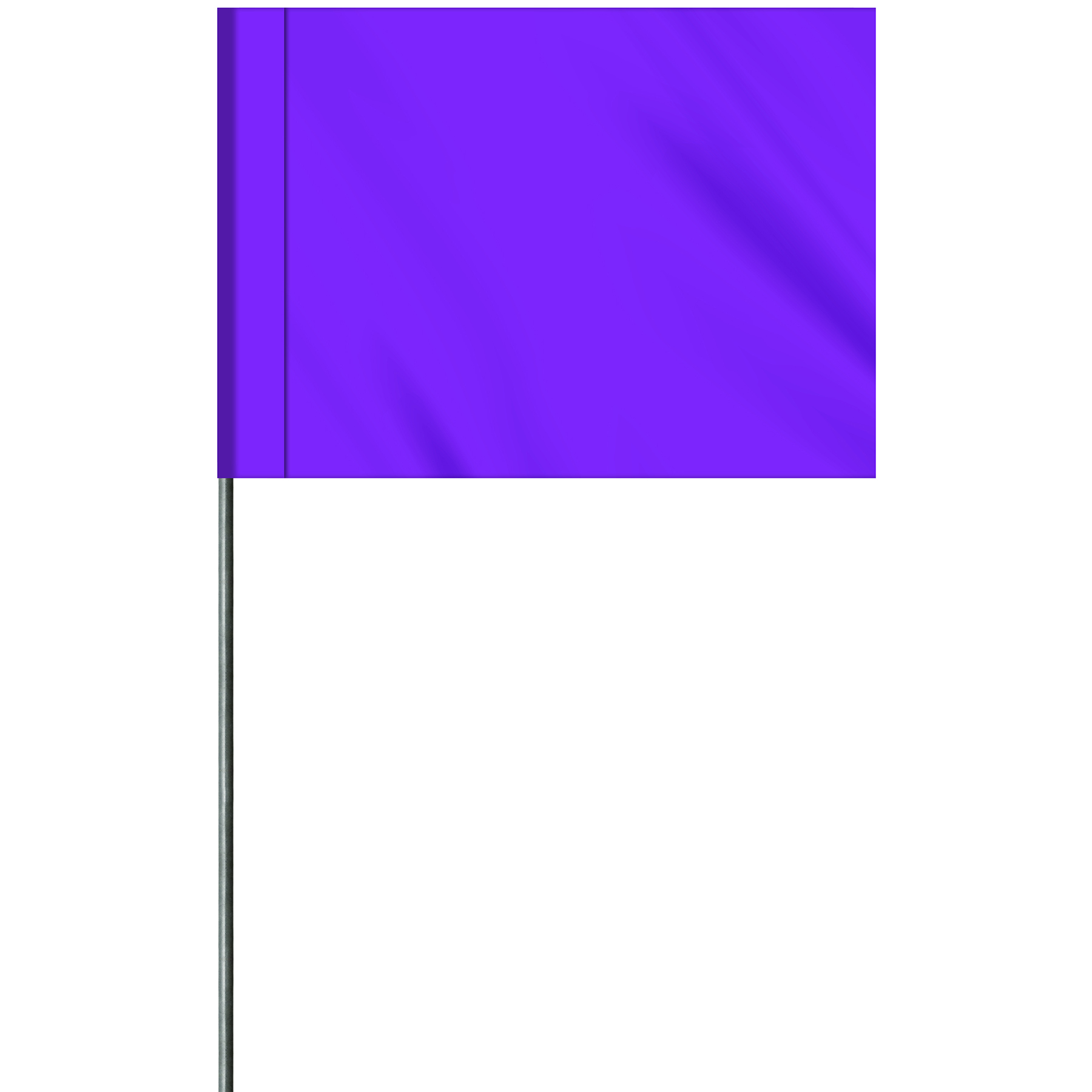 1-Color 2.5" x 3.5" Custom Vinyl Marking Flag with 11.5" Wire 19