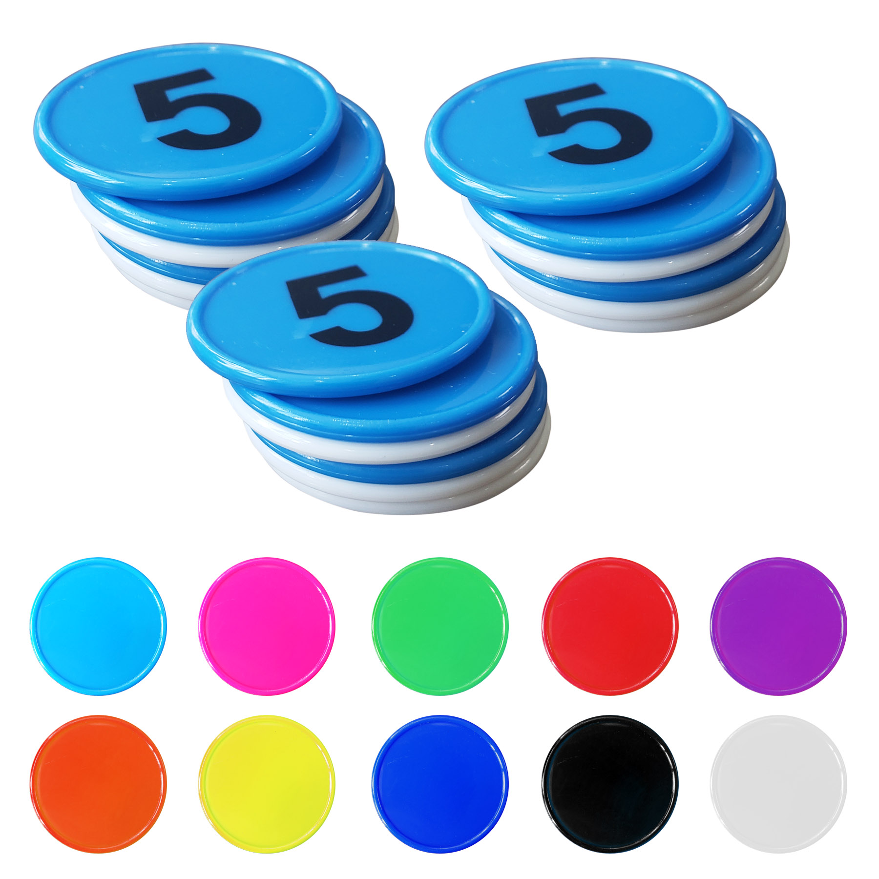 Round Plastic Tokens 2
