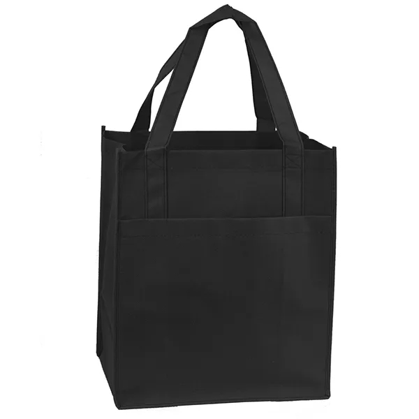 Non-woven Pocket Shopping Tote- 13x15x10 5