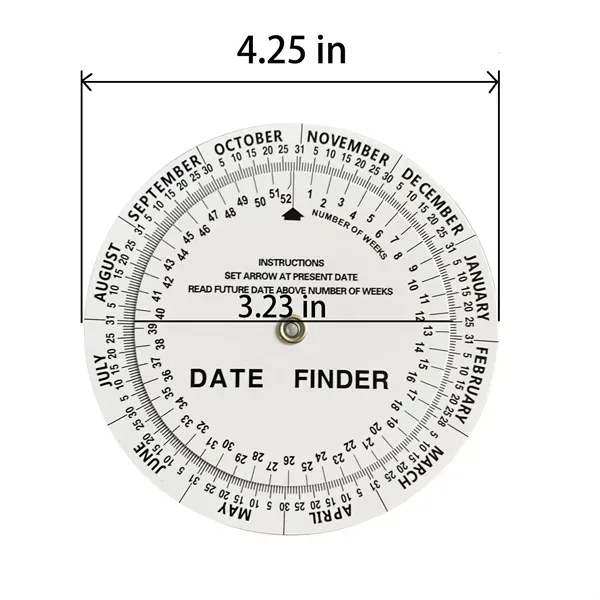 4.25 Inch Pregnancy Wheel 3
