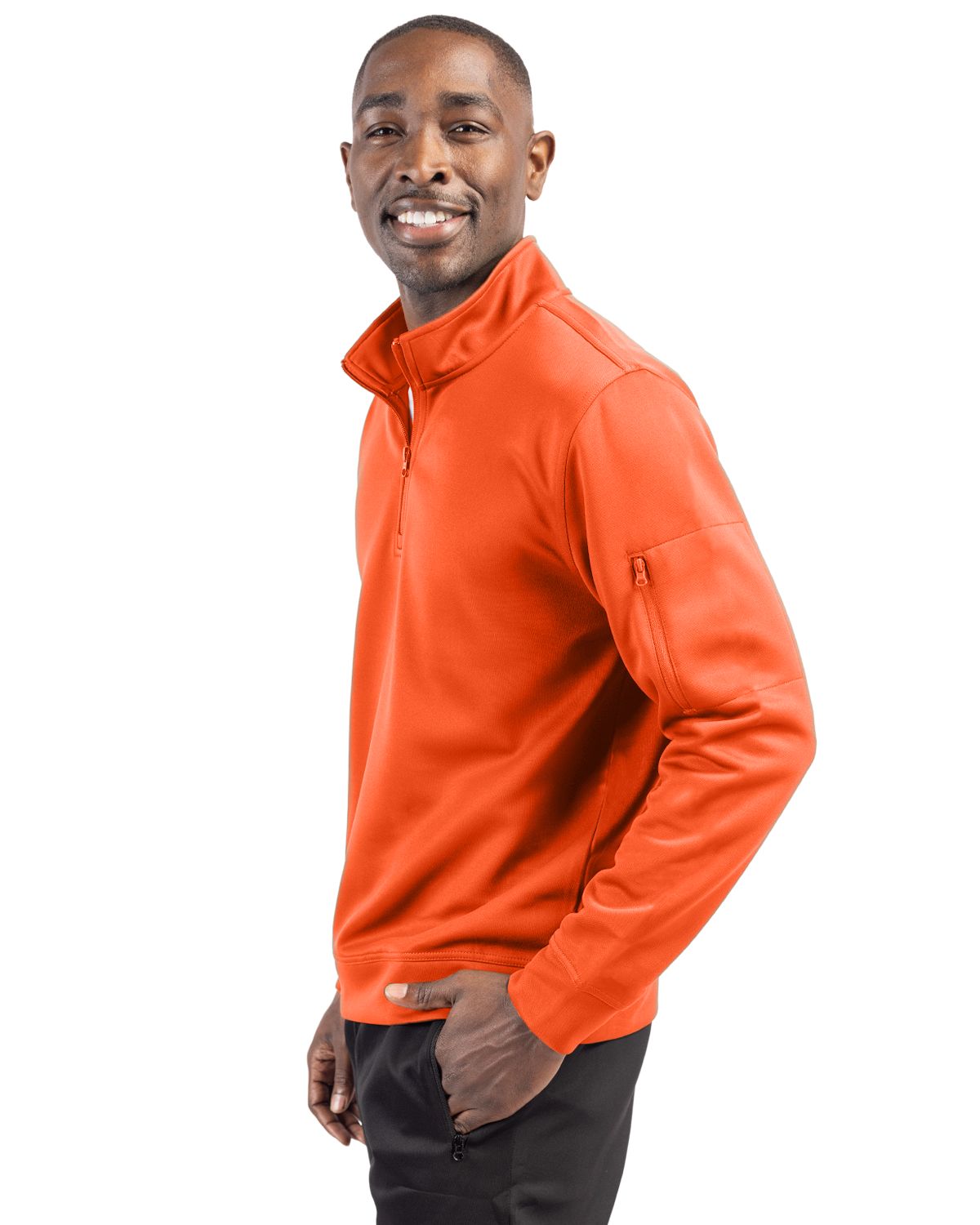 Clique Lift Solution-dyed Performance Unisex Half Zip Sweatshirt 62