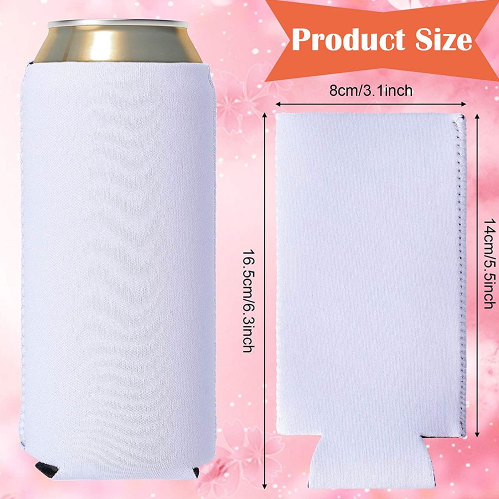 American Flag Neoprene Slim Can Coolie, custom koozie with logo imprint 5