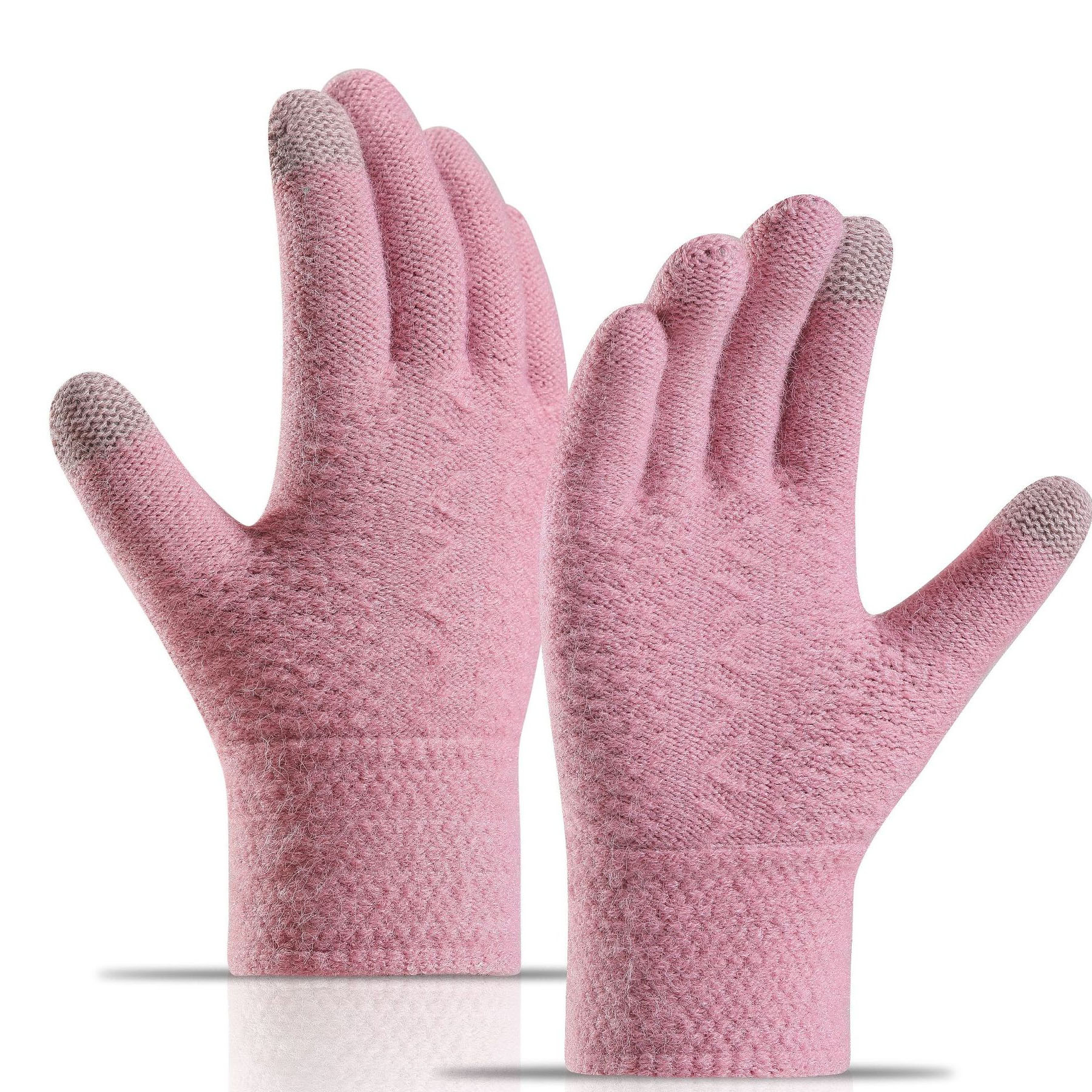 Women's Double-Layer Touch Screen Warm Gloves 6