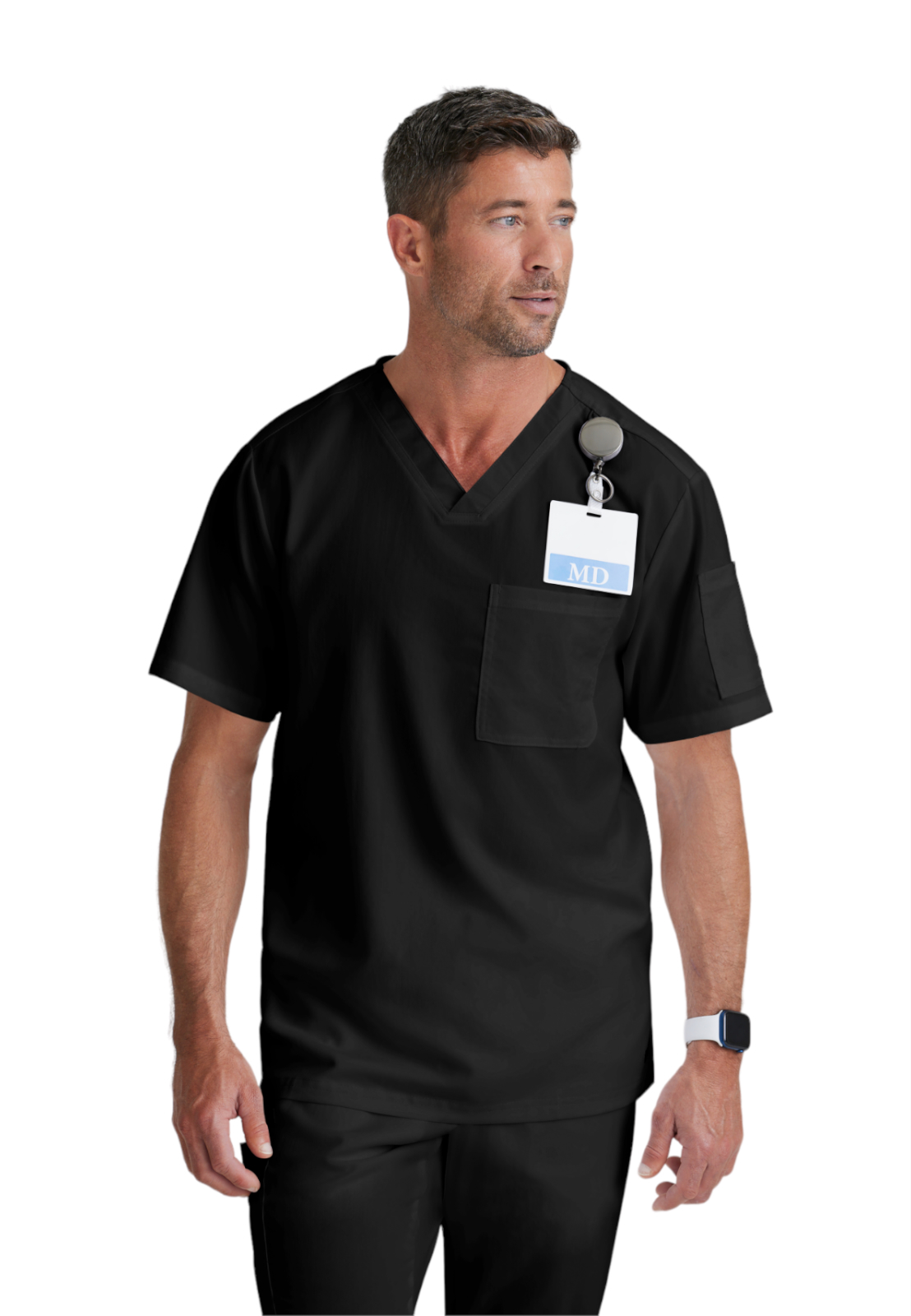 Grey's Anatomy Classic - Men's Two-Pocket V-Neck Evan Scrub Top 16