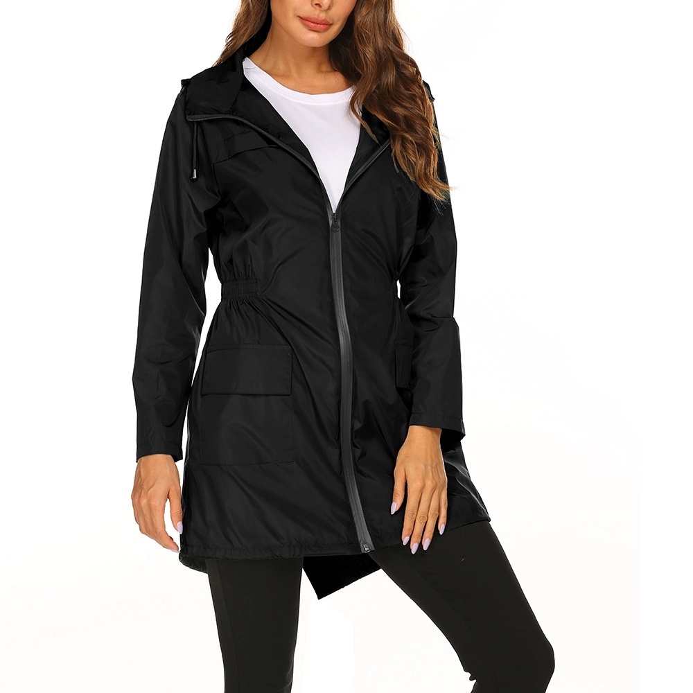 Lightweight Hooded Waterproof Jackets Q/ Storage Bag 4