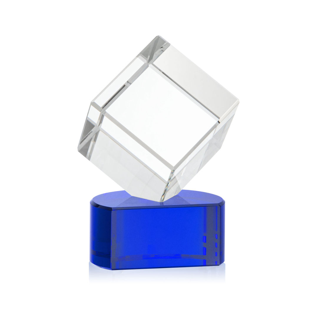 Burrill VividPrint™ Award on Paragon Base - Blue 12
