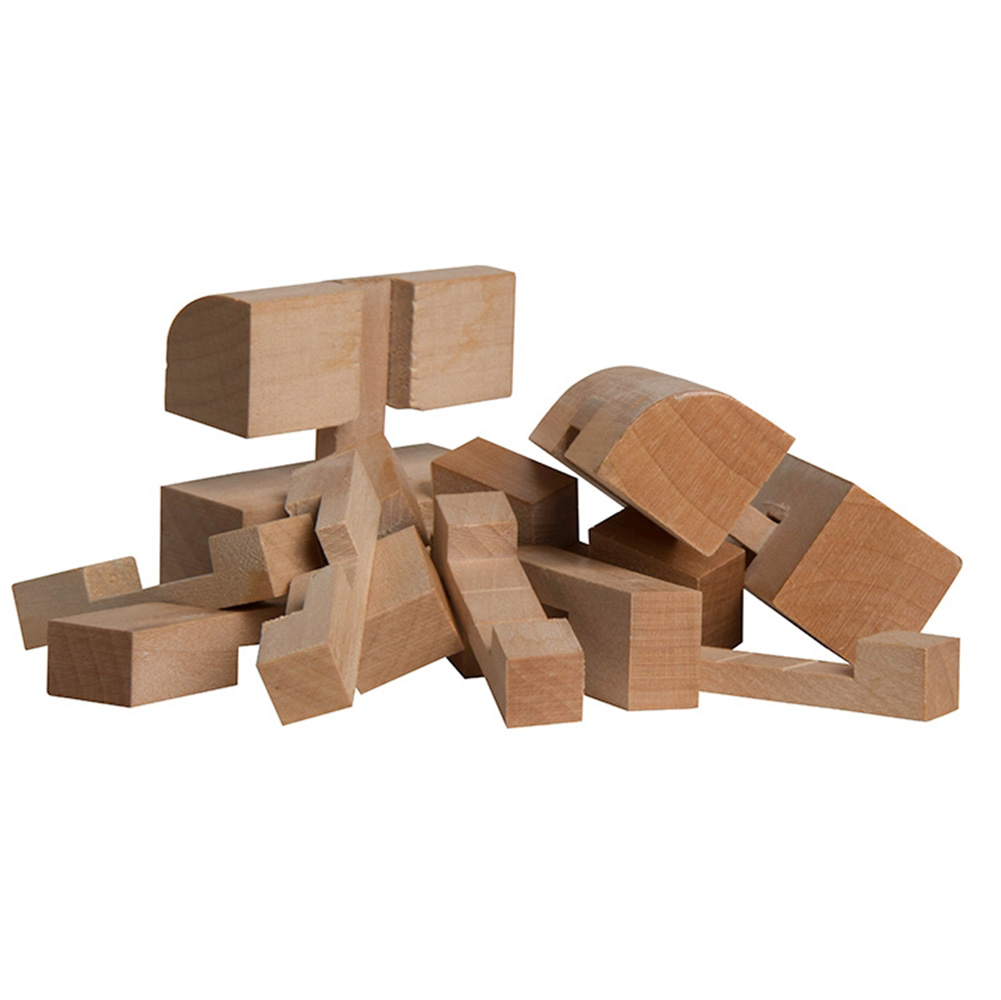 Wooden Rhombus Puzzle 1