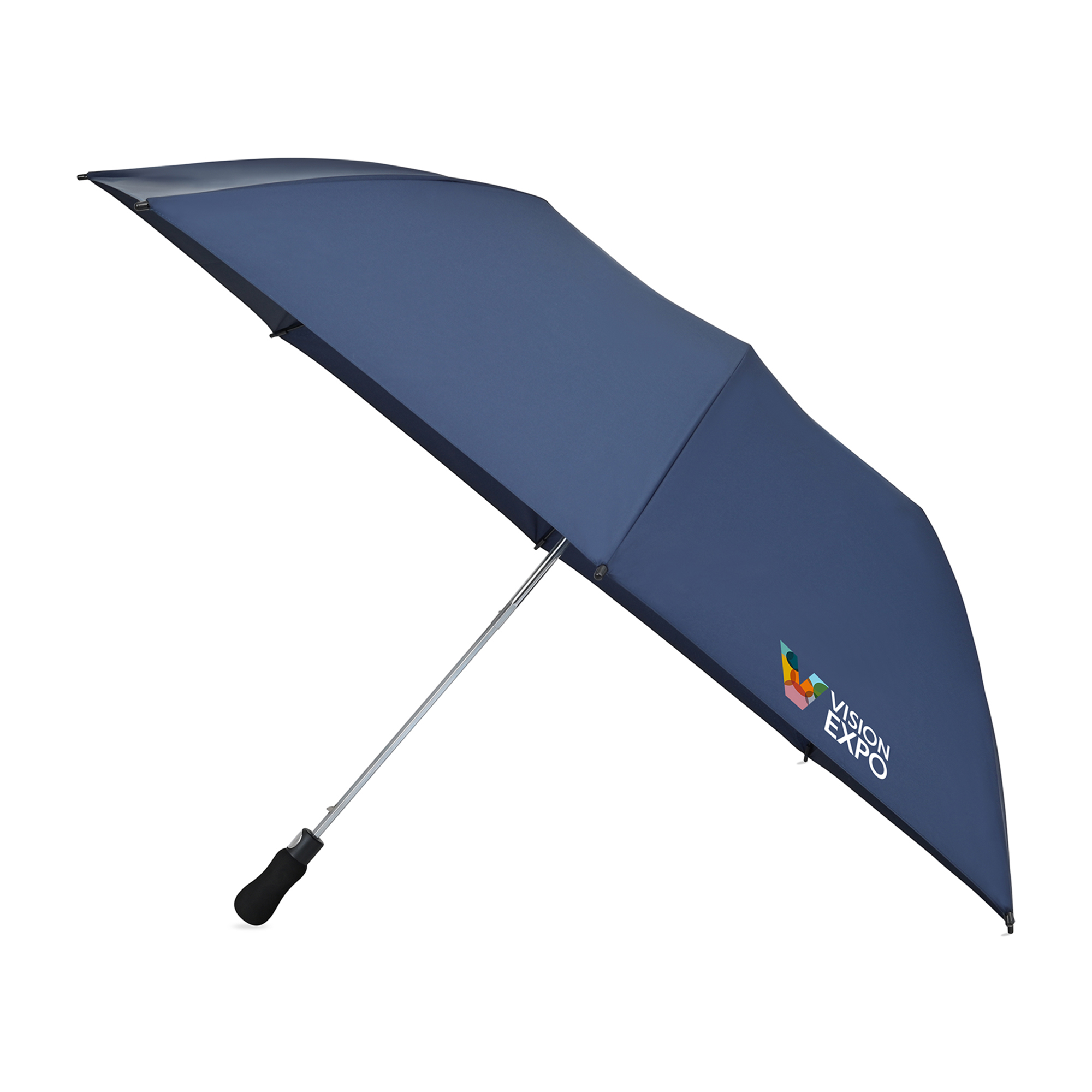 Elements 58" Recycled rPET Auto Open Travel Folding Umbrella 4