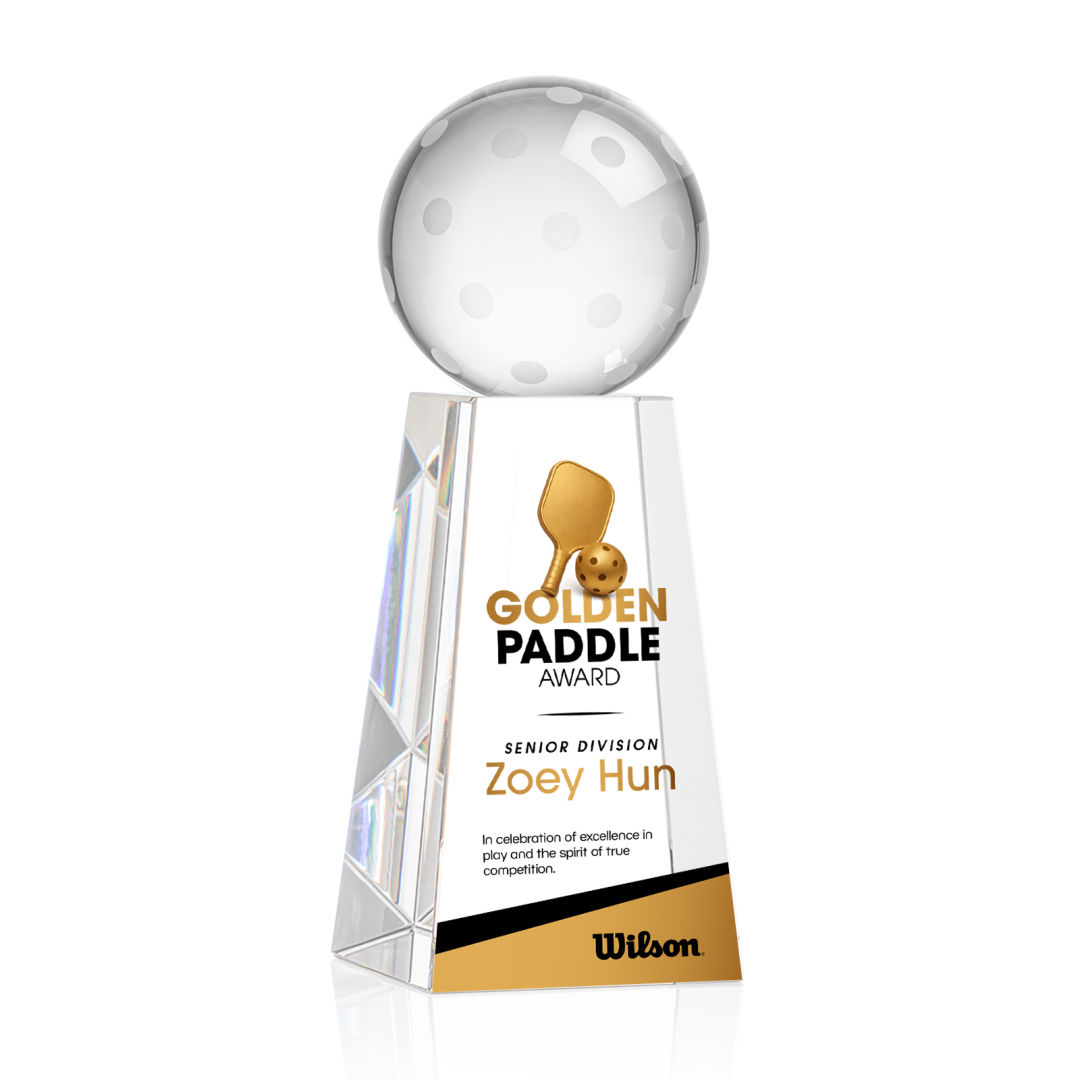 Pickleball VividPrint™ Award on Novita Base