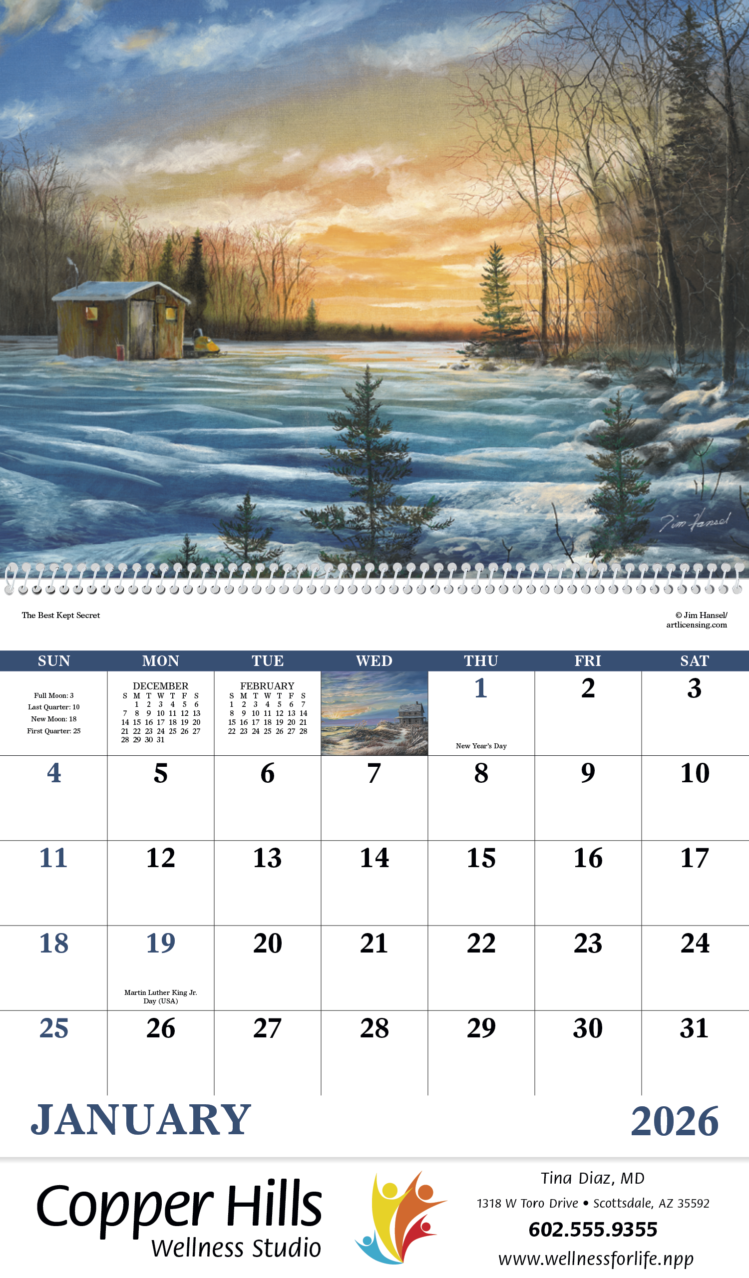 Good Value™ Scenic Memories - Spiral Calendar 34