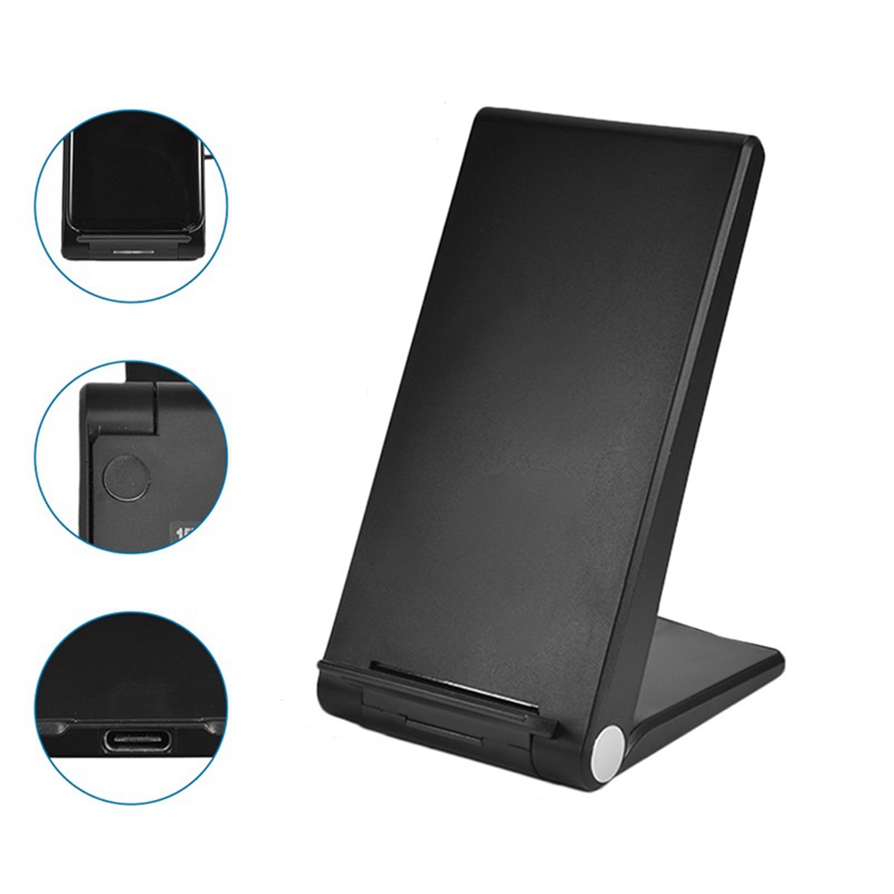 10 Watt Foldable Qi Wireless Charger Phone Stand 1