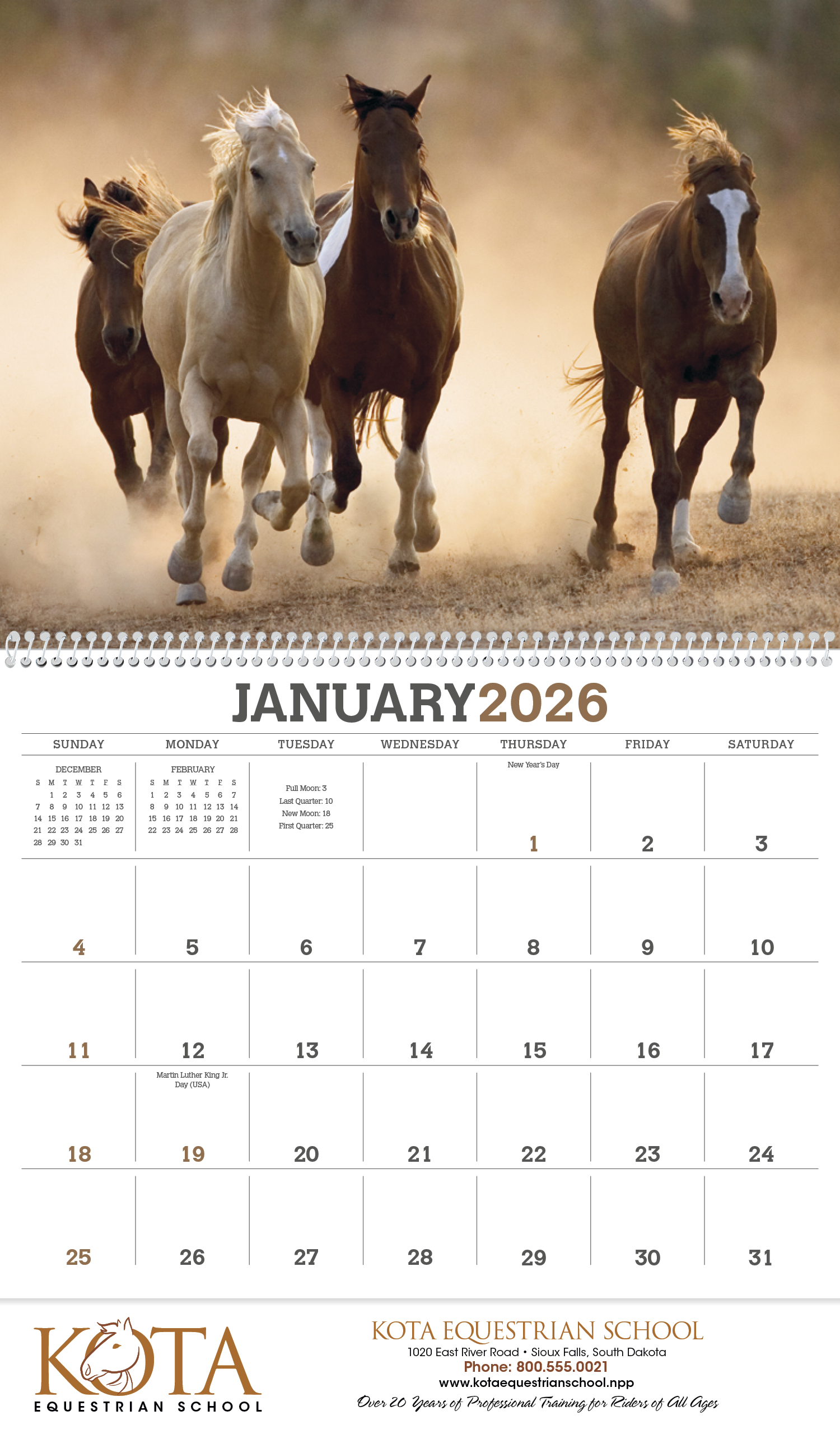 Triumph® Calendars Horses Calendar 50