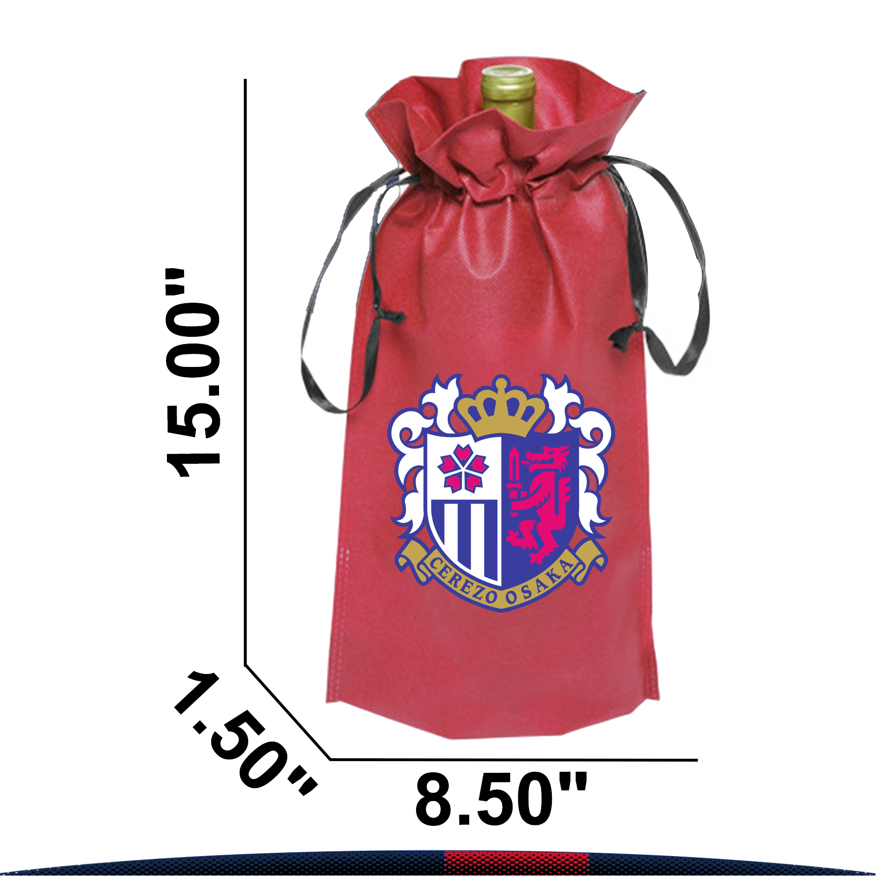 Oriver Wine Bottle Drawstring Bag 6