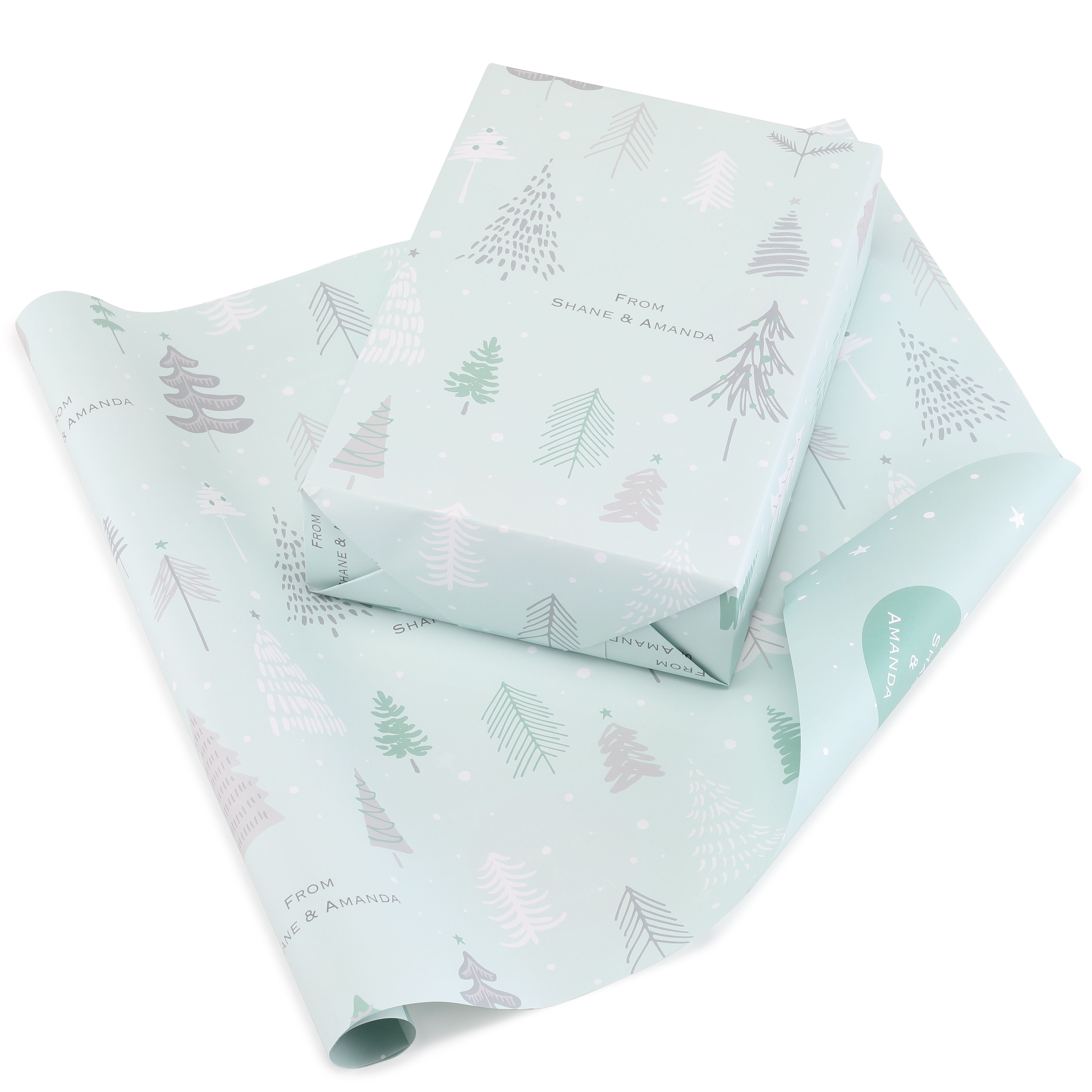 Forest Fun Reversible Wrapping Paper (28"x20") 5