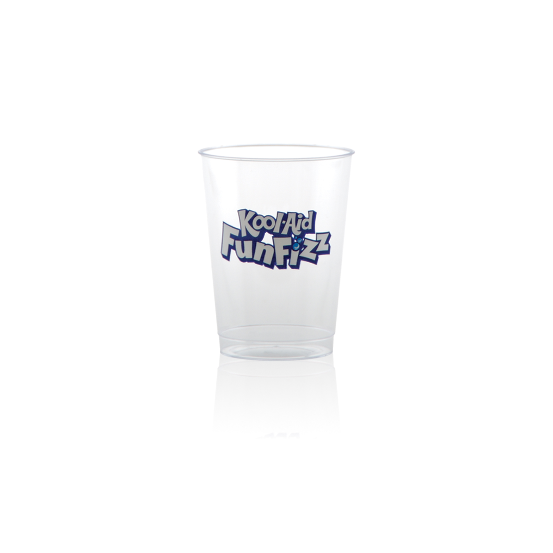 10 oz Hard Plastic Smooth Cup Clear Tradition Print 1