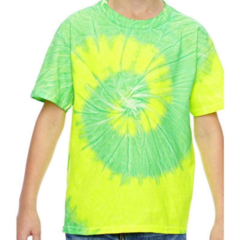 Tie-Dye Youth 5.4 Oz., 100% Cotton Tie-Dyed T-Shirt 31