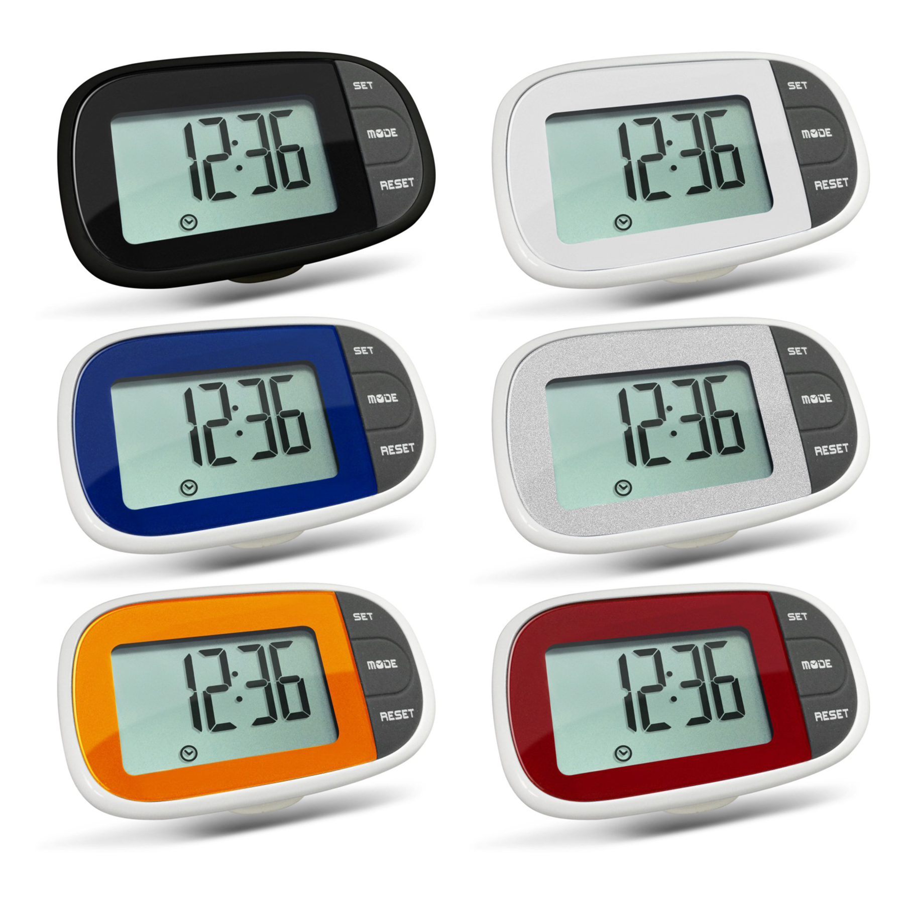 Walking 3D Pedometer with Clip and Strap 2
