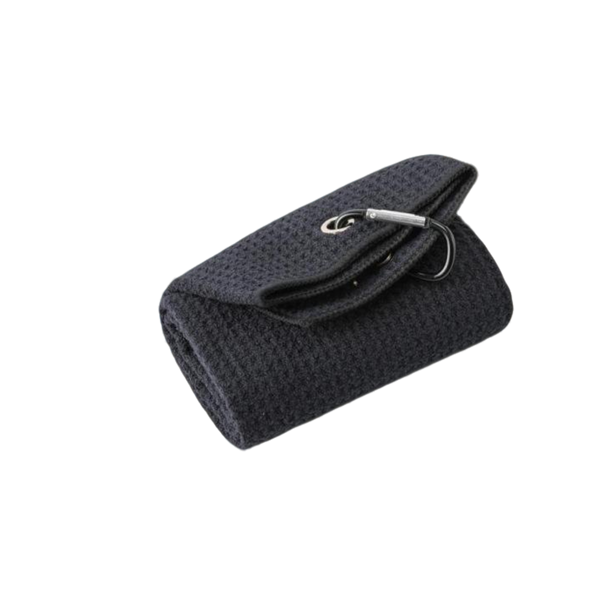 Waffle Microfiber Golf Towel With Carabiner 12 x 12 17
