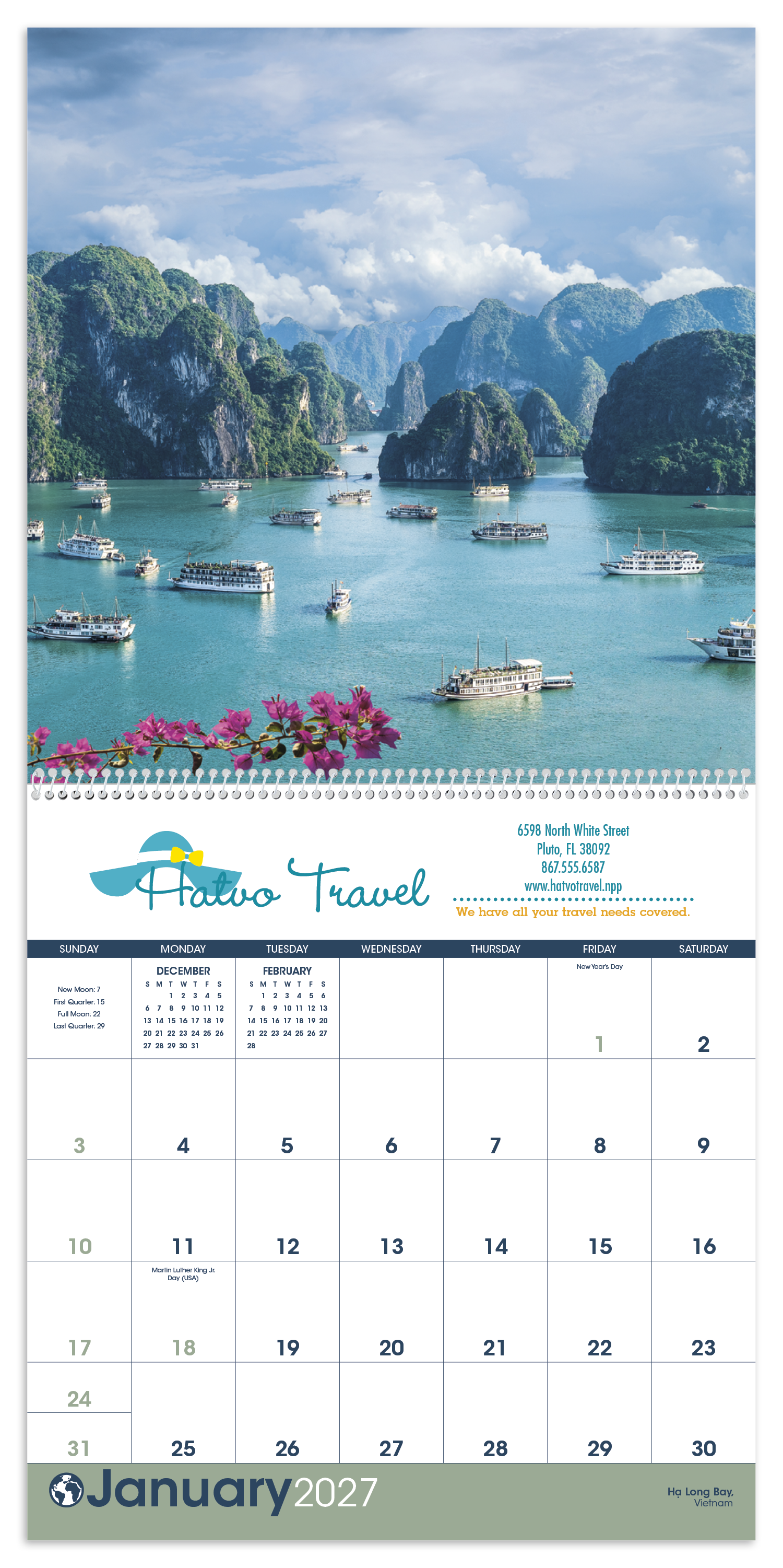 Triumph® Calendars World Scenic Calendar 42