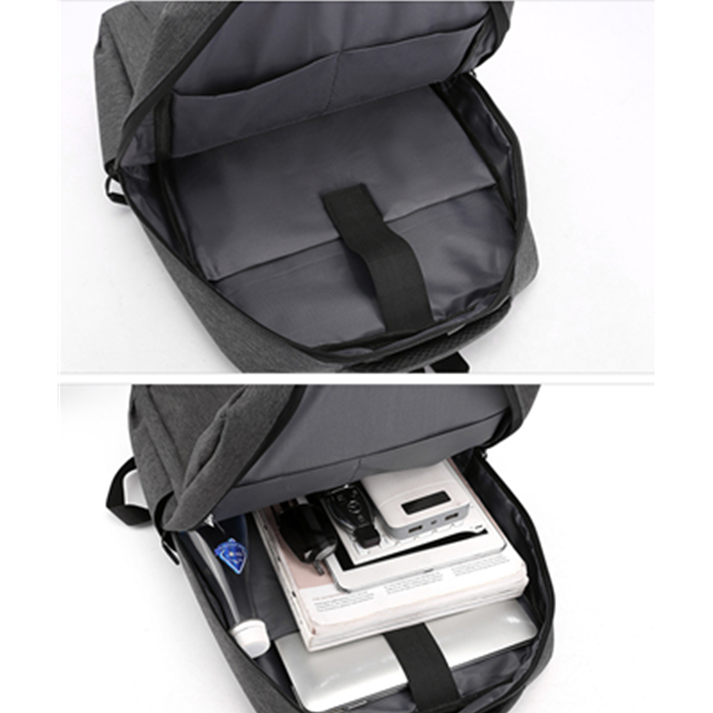 Unisex Reflective 15.6inch Laptop Backpack with USB Port 2