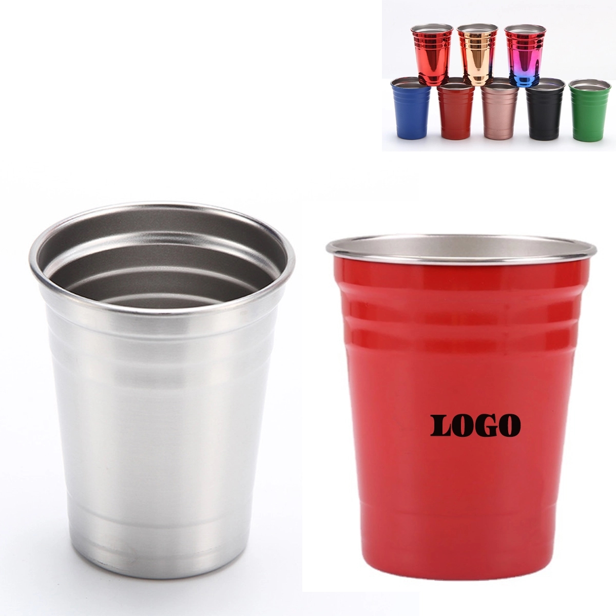 16 Oz. Stainless Steel Solo Cup 2