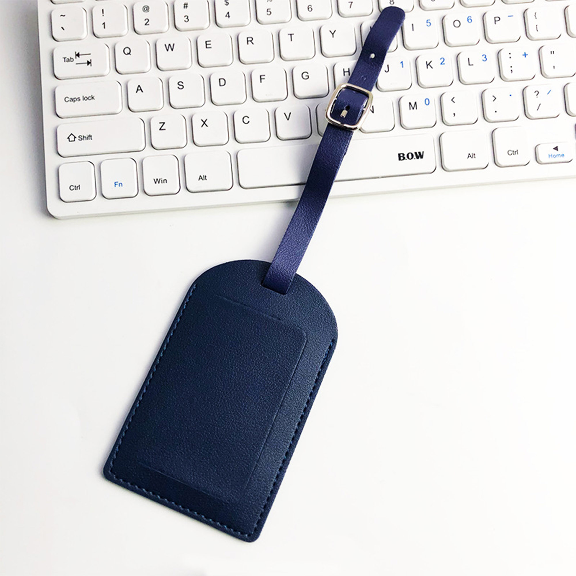 Vegan Leather Flip Open Luggage Tag 6